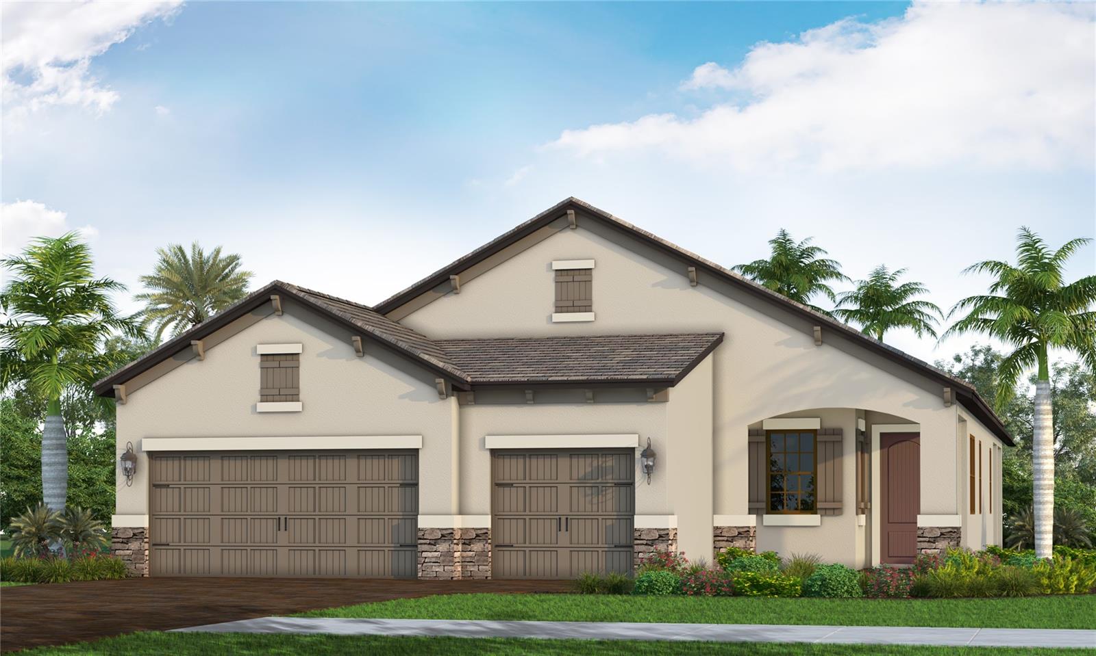 Under Construction. Spacious Sea Mist model by Neal Communities with 2427 sq. ft., 3 bedroom, 2 1/5 baths and a 3 car garage. A large Island with plenty of counter space can be found in the kitchen overlooking the great room and dining area, ideal for enjoying fun with family and friends. This home is optioned with Impact resistant glass, 8' interior doors, paver driveway, walks and Lanai. Pocket sliding doors open to a covered lanai that is outdoor kitchen ready, plus large laundry room with sink.