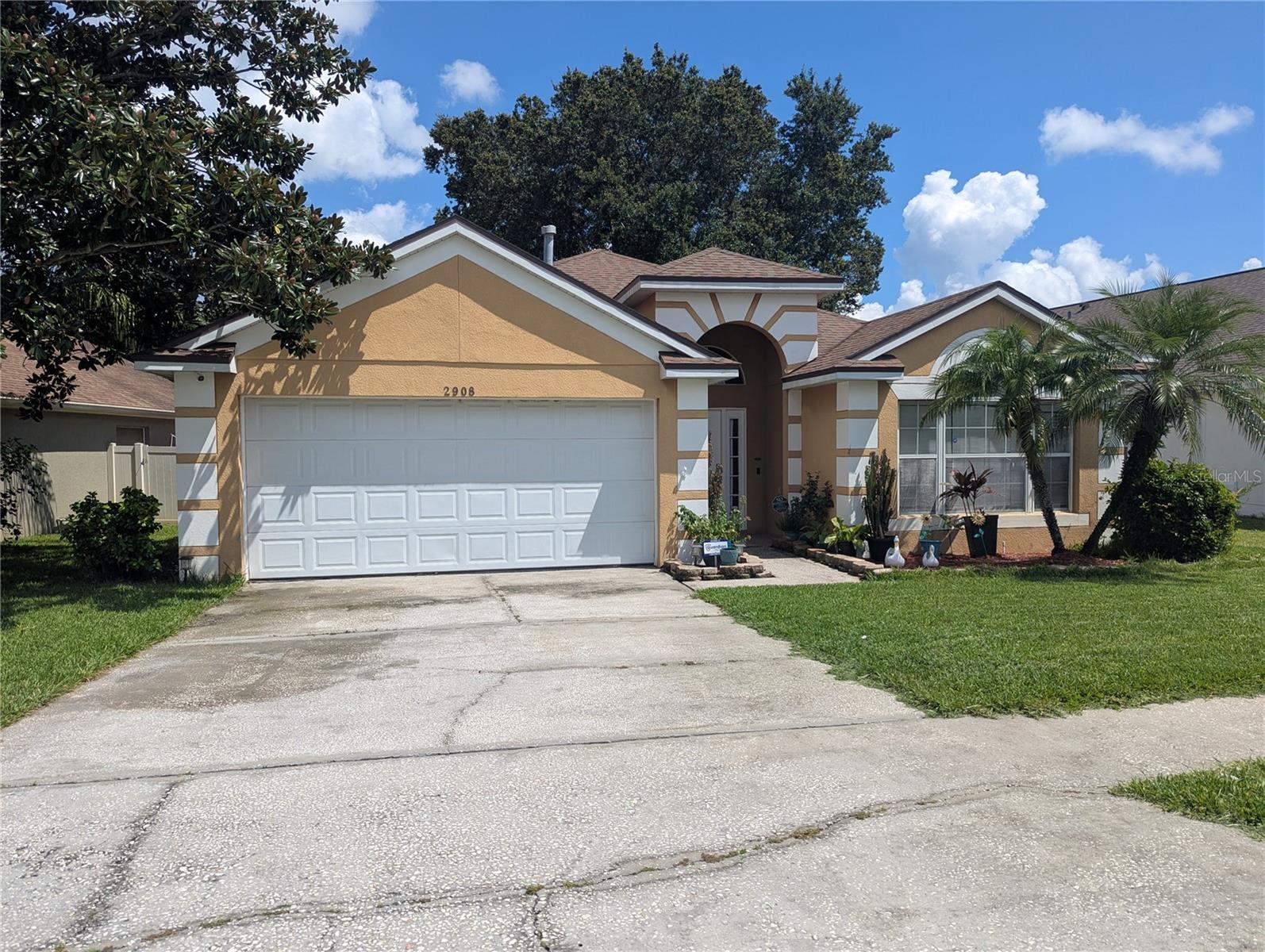 A Gated Community in Lake Mary features a quality built home in 1999. The floor plan features over 1600 ft of living space. Upon entering, you are greeted at the foyer with tile flooring that flows to an open large flex/living room and dining room. The kitchen overlooks the dinette and eating kitchen. This is a great entertainment design. The kitchen features full length granite countertop for entertaining or special events. The kitchen is equipped with dishwasher, microwave, and range. The owner's suite features a large shower for your relaxing moments, dual sinks, private water closet, and walk-in closet. There are 2 other bedrooms designed to meet the high expectations of today's busy schedule and growth. The community features a community pool and recreational area for outside playing. This community is located close to shopping area, quick access to highways, easy access to the Sunrail station, restaurants and much more. Come visit this property and imagine yourself in what this home has to offers.