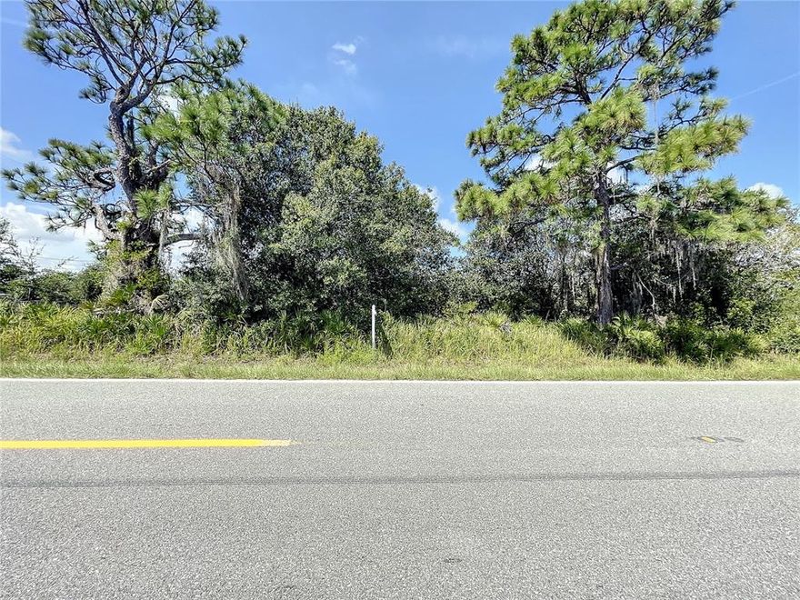 Do you want to get away from the city life and ENJOY the country living? Do you want to BUILD your DREAM HOME?  Then take a look at this Gorgeous vacant land only 1 hour 30 minutes from Orlando, 1 hour 20 minutes from Tampa and 20 minutes from Lake Wales. In addition, if you like fishing and outdoor activities, lot it's only 15 minutes from Lake Clinch a 1,207 acre natural freshwater lake.