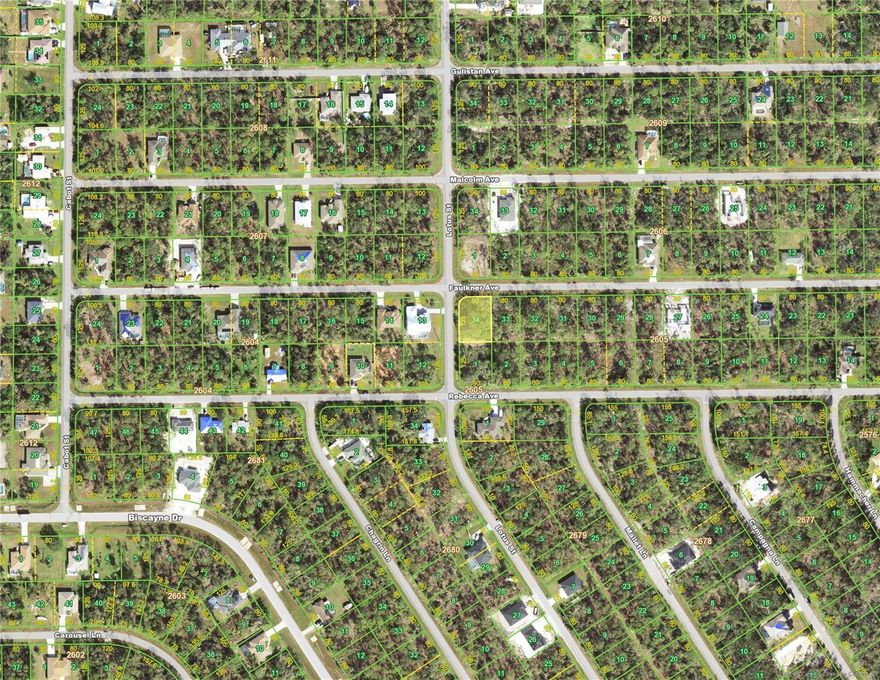 Nice corner lot in a developing area of Port Charlotte.