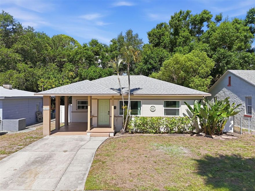 Nestled in the Harbordale neighborhood, just a few miles from the vibrant heart of downtown St. Petersburg, – this charming 3-bedroom, 1-bath concrete block home perfectly blends cozy living with urban convenience. Enjoy the peacefulness of the quaint neighborhood, just a short walk to beautiful Lake Maggiore, with parks, walking trails, and waterfront scenery nearby, while stay within miles from the bustling energy of downtown St. Pete, packed with restaurants, shops, and cultural attractions—all just minutes away! 
Recent upgrades include new hurricane impact windows, while the roof and A/C are both in solid condition and ready to satisfy 4-point inspection requirements. 
Enjoy the privacy of your fenced backyard, with mature trees, perfect for pets and outdoor recreation. The carport offers shaded parking, while the driveway offers additional parking for street or water vehicles. This charming home has NEVER FLOODED, giving you peace of mind as you settle into your new life in St. Petersburg.
Situated on a spacious lot, this property offers classic Florida charm with functional living spaces and strong long-term durability thanks to its block construction. Whether you're a first-time homebuyer, investor, looking to downsize, or looking for a low-maintenance primary residence, this home checks all the boxes.