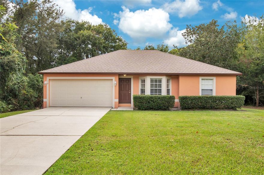 Looking for a Lakefront Home with NO HOA?  Welcome to Your Peaceful Retreat With Over 1/4 Acre Sitting on a Small Lake. This Wonderful Single Story Home is Ready for it's New Owner. The Living Room/Dining Room Combo Welcomes You as You Enter the Home. The Front Bay Window in the Living Room Floods the Space with Sunlight. The Vaulted Ceilings Enhance the Open Feel Making the Home to Feel Even Larger than its 1349 square feet. The Kitchen Features a Pass Through Window Opening to the Dining Room Making Entertaining Friends and Family Easy. The Sliding Doors off the Kitchen Open to the Generously Sized Entertaining Deck in Back - the Perfect Spot to Unwind, Take in the Breathtaking Lake Views, and Watch Local Wildlife as the Sun Sets. The Primary Suite is at the Back of the Home and Features Hardwood Floors, a Vaulted Ceiling, a Walk In Closet and an En-Suite Bathroom with Dual Vanities and Shower. On the Opposite Side of the Home, You’ll Find Two Additional Bedrooms, the Laundry Closet and a Full Hall Bath with a Soaking Tub, Providing a Split-Bedroom Layout Ideal for Hosting Guests, Accommodating Family, or Setting Up a Home Office. A 2-Car Attached Garage with Garage Opener Makes Bringing in the Groceries A Breeze. Roof and AC Replaced in 2023. New Carpet Just Installed. Don't Miss Your Chance to Own a Slice of Waterfront Tranquility. Schedule a Showing Today!