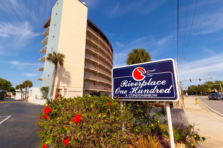 Rarely does an immaculate, move-in condition, fully furnished, turnkey, ground floor walk-out condo. Quick, easy access to your condo. No worries about stairs or elevators here. Walk directly from your car to your front door. Walk your dog (20lb limit) right out your sliders to the dog walk area. Comfortable 2BD, 2BA, split bedroom plan. Whip up delicious meals in your spacious, renovated kitchen with plenty of cabinet space & durable quartz counters. Open living room/dining room combination. Master bedroom has master bath, walk-in closet & regular closet. Second bedroom accesses guest bath making it a great second master bedroom for guests. Large storage closet. Additional storage locker. Heated community pool & spa in a tropical setting overlooking the gorgeous Halifax River and the private marina with free boat slips (just add yourself to the waiting list) and fishing pier that includes a fish-cleaning table & water to clean your catch of the day. Play shuffleboard, tennis & pickle ball too.  Only a few blocks to the beach & you can walk the beautiful, new Tom Staed Veterans Memorial Bridge to historic & trendy downtown Beach Street to enjoy festivals, restaurants, shops, News-Journal Performing Arts Center, parks and more. Condo assessments have been paid and condo complex will look like new with a major, exterior renovation underway with new paint, concrete restoration & railings. Well-managed building for full-time or seasonal living. Minimum 4- month rental period. Sold fully furnished. Turnkey. ;Water: City