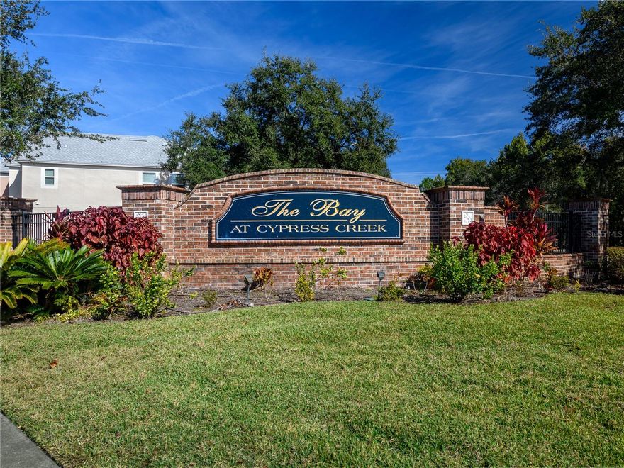 This 3 bedroom, 2.5 bath townhome in the gated community of Bay at Cypress Creek is move in ready with fresh interior paint, new flooring throughout, and brand new kitchen appliances.
The home features an open floor plan with all bedrooms located upstairs and a convenient half bath downstairs. Enjoy comfortable living space along with a 1 car garage, screened lanai, and a kitchen with an eat in area. The kitchen offers light oak cabinetry, a double stainless steel sink, and new stainless steel appliances.
The laundry area is located upstairs. The two additional guest bedrooms share a spacious full bathroom. Rent also includes water, trash, and sewer.
Community pool, perfect for enjoying with friends and family.
Located in Wesley Chapel, you’ll be close to major highways, AdventHealth Hospital, the Shops at Wiregrass, Tampa Premium Outlets, a variety of restaurants, and numerous shopping plazas. A $75 application fee is required (per adult). If approved, a $75 lease administration fee will be due. Both fees are non-refundable.