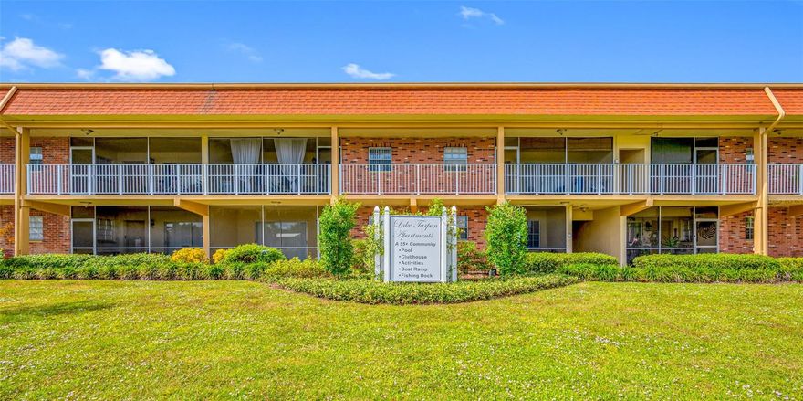 Move-In Special: Take advantage of a discounted security deposit and your first month FREE if qualified — a limited-time opportunity to make Lake Tarpon Apartments your new home!

Experience peaceful lakeside living at Lake Tarpon Apartments, a peaceful 55+ community in beautiful Palm Harbor right off I-10. We have a rare opening of a spacious 2 bedroom and 2 bathroom unit (over 1,000 sqft) on the first floor!

Residents enjoy modern finishes, screened front patio, covered parking, access to a clubhouse for community activities, including shuffleboard courts and a large refreshing pool. We are also pet-friendly, so your furry friends are welcome.