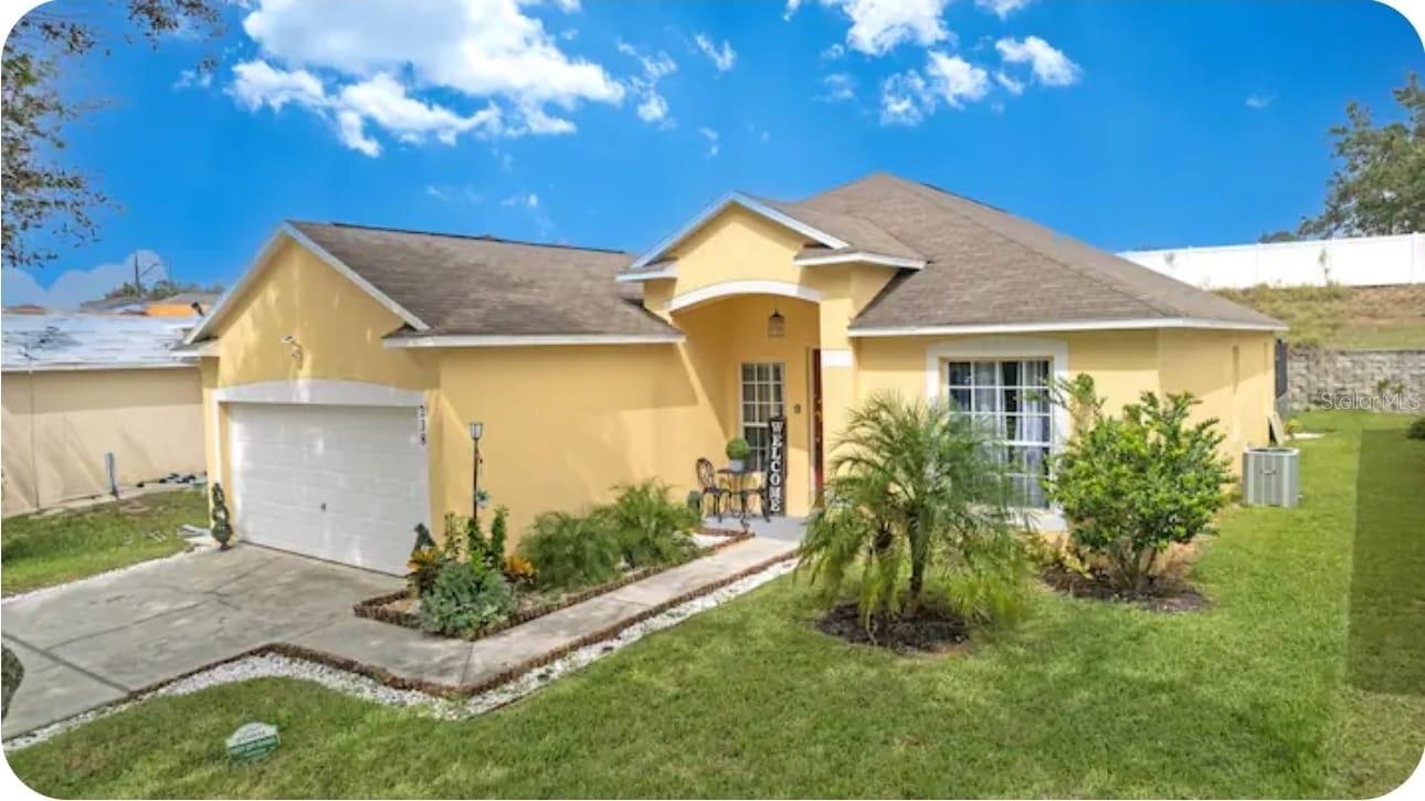 Beautifully remodeled 5-bedroom, 3-bath single-family home with a screened-in heated pool—all on one level! This elegant, modern, fully furnished home could be your personal residence, vacation getaway, or a high-income short-term rental. Ideally located just minutes from Disney, Legoland, and surrounded by top shopping, dining, and entertainment—experience the best of Central Florida in comfort and style!