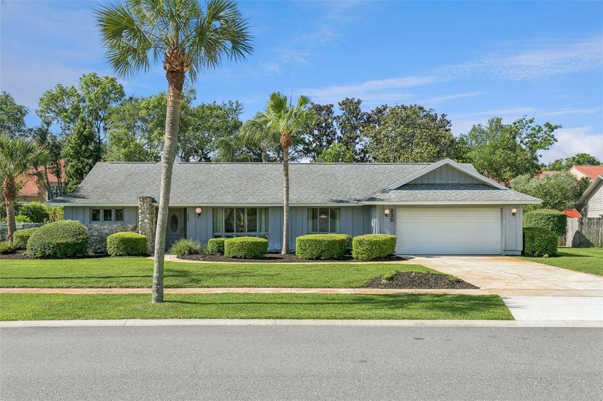 Welcome home to 225 Lake Destiny Trail - a single-story home nestled within the highly sought after, gated community of Spring Lake Hills. This 4-bedroom, 2-bathroom residence offers a blank slate for your personal touch and style. The roof is 6 years old! The AC is brand new! The spacious layout offers so much potential for your dream home in a wonderful gated neighborhood. A formal dinning room with living room combo, family room with wood-burning fireplace, and a large indoor laundry room right off of the kitchen. A large screened patio overlooks the pool and oversized backyard, providing the perfect setting for gatherings. Also, a really important feature of the property is the electric is buried underground and generally does not experience interruptions. The property is nestled on a generously-sized lot of .37 acres just a few houses from one of two private, community lakes with boat ramps and docks. Spring Lake Hills Community also includes a 24-hour guard service at the entrance gatehouse, a solid brick wall around the community, a newly updated private community playground with a recently renovated basketball court, tennis and pickleball courts, which are all right around the block from 225 Lake Destiny Trail. A short drive to Downtown Orlando, I-4, 414, 429/417, the springs, theme parks, beaches, and everything that makes the vibrant lifestyle of Florida.