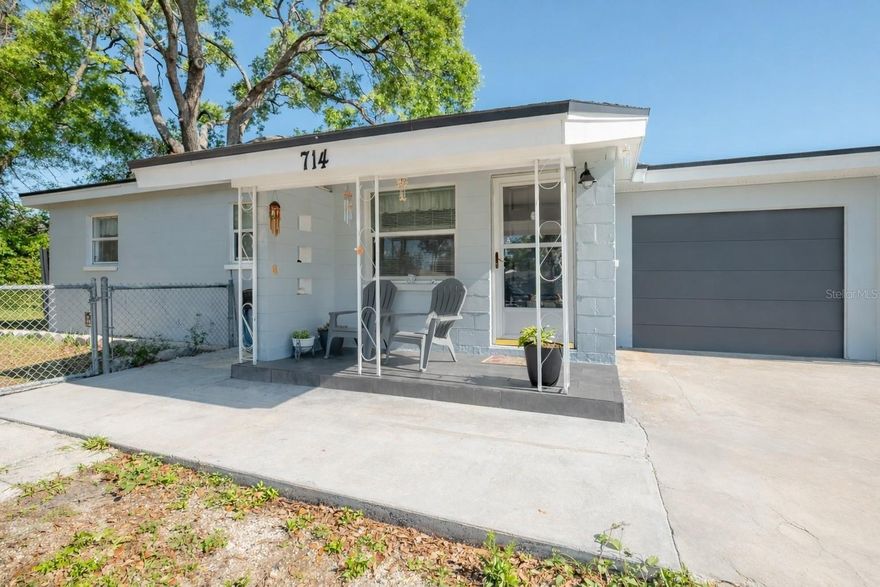 Charming and move-in ready 3-bedroom, 1-bath single-family home featuring a spacious bonus room and a functional layout. Major updates include a 2025 water heater and a 2022 roof, offering peace of mind for years to come. Inside, you’ll find tile flooring throughout for easy maintenance, an updated bathroom, and a updated, well-appointed kitchen remodeled in the past year - includes stainless steel appliances. The attached one-car garage includes additional storage rooms, providing plenty of extra space. Situated on a huge lot, the property offers an expansive yard with endless possibilities along with a storage building in the backyard. Conveniently located just minutes from I-275, commuting is a breeze, while being close to Busch Gardens, Adventure Island, and the University of South Florida puts some of Tampa’s top attractions right at your fingertips.