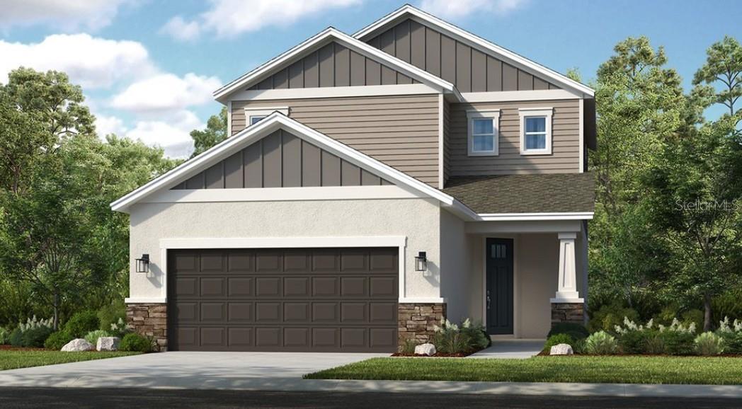Under Construction. New Construction – October Completion! Built by Taylor Morrison, America’s Most Trusted Homebuilder. Welcome to the Captiva at 5720 Gingham Drive in Aden North at Westview! Discover a beautifully designed two-story home with thoughtful details throughout. Just off the foyer, you’ll find a convenient half bath and laundry room near the garage entry. The open layout features a designer kitchen with a pantry and L-shaped counter overlooking the dining area and great room with soaring ceilings. From here, step out to the sunny lanai for outdoor dining and Florida breezes. The tucked-away primary suite offers a spa-inspired bath and walk-in closet. Upstairs, enjoy three additional bedrooms, including one with an ensuite bath, plus a full shared bath. At Aden North at Westview, nature and modern living come together. Explore miles of trails, ponds, and open spaces, or relax at The Hub with a fitness studio, rock climbing wall, sports courts, pet park, and resort-style pool—all just minutes from Lake Toho, Walt Disney World, and more. Additional Highlights Include: Bedroom 4 in place of loft, shower in place of tub at bath 2, gourmet kitchen, 8' interior doors, and covered lanai. Photos are for representative purposes only. MLS#O6343376