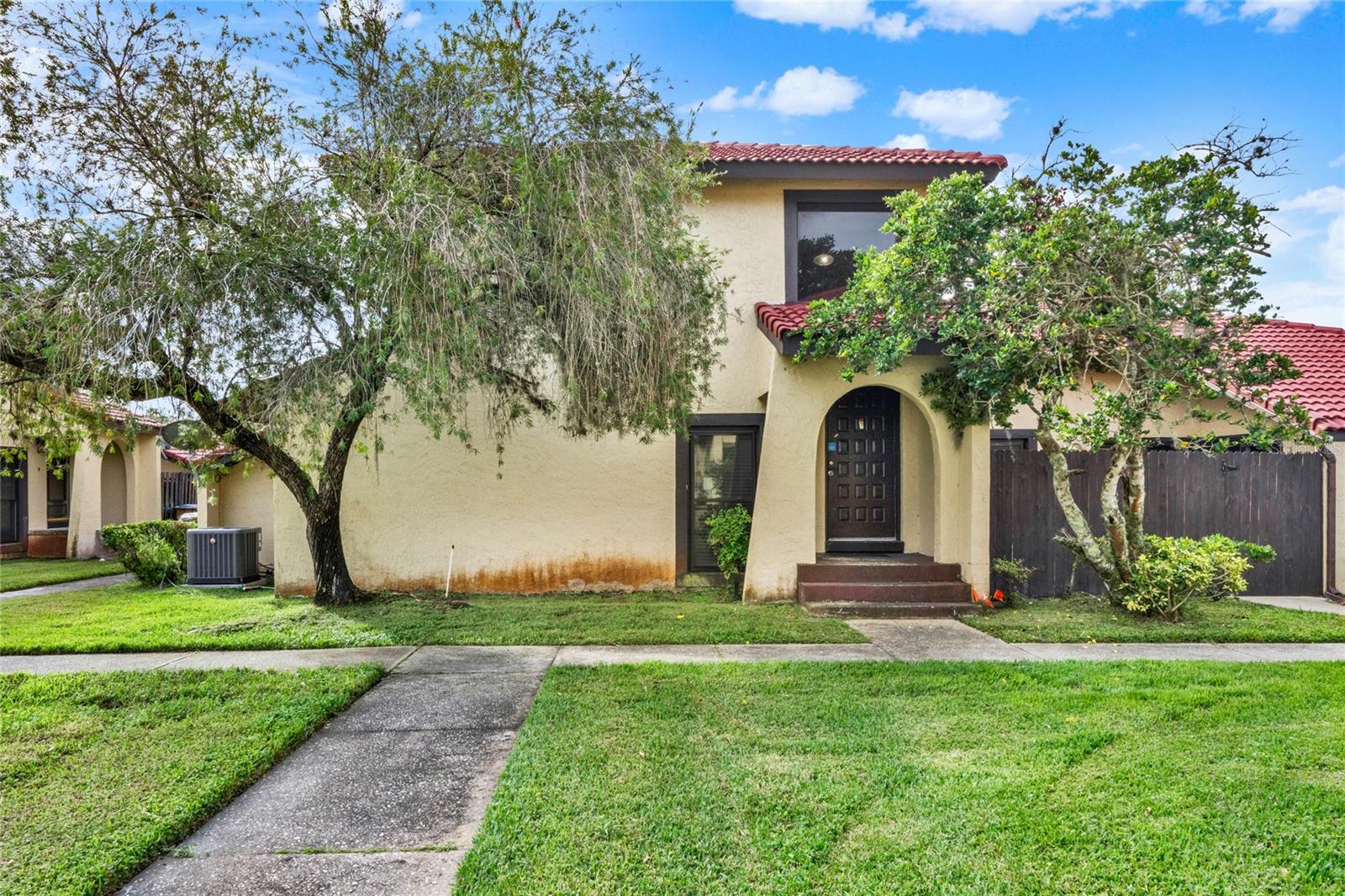 Welcome to this stunning 3 bedroom, 2.5 bathroom townhouse, where style meets comfort in a vibrant neighborhood! This move-in ready home offers a seamless blend of modern finishes, ample space, and convenient features, making it perfect for families, professionals, or anyone looking to enjoy low-maintenance living in a desirable area. HOA covers all exterior maintenance, including windows and roof! Basic cable and internet included as well!
The spacious living area features an open-concept layout on the main floor and provides a bright and welcoming space, perfect for relaxing or entertaining. Large windows let in plenty of natural light, and sleek flooring runs throughout. The Master Bedroom provides privacy and comfort, while the secondary bedrooms are generously sized, making them perfect for guests, children, or home office use. With 2 full bathrooms upstairs, and a convenient powder room on the main level, this home is designed for easy living. Step outside to the fenced private patio, ideal for outdoor dining, gardening, or just enjoying the fresh air.
The gorgeous tile roof was replaced 3 years ago, new energy efficient windows were installed in 2022, the AC unit was replaced in 2024, and the Water Heater was replaced in 2025! Contact today for your private tour of this incredible home.