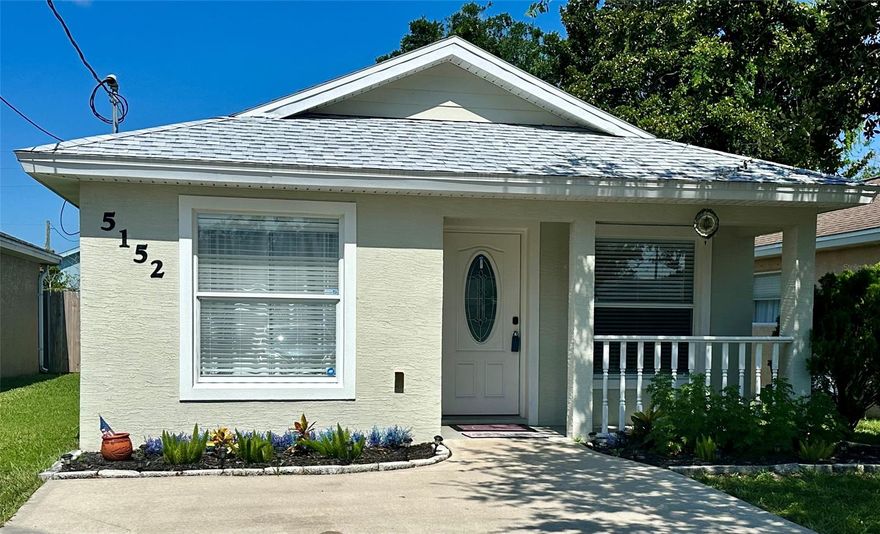 This delightful 3 bedroom 2 bathroom home is situated in the sought-after Port Orange school districts. The property boasts a stylish modern kitchen with updated appliances, as well as high volume ceilings and beautiful wood and tile flooring throughout. The bedrooms are comfortably sized and feature ample closet space for all your storage needs. The low-maintenance yard is newly fenced, offering a private outdoor oasis complete with two storage sheds. Enjoy leisurely afternoons on the great screen enclosed rear patio, perfect for relaxation or outdoor grilling. With a new roof installed just a year ago and no homeowner association fees, this home offers peace of mind and affordability. Conveniently located just minutes from the beach, shopping, hospitals, and within an hour's drive of the Orlando attractions, this property is an excellent choice for anyone seeking an easy and comfortable lifestyle. Plus, it's easy to schedule a viewing of this wonderful home. ;Water: City