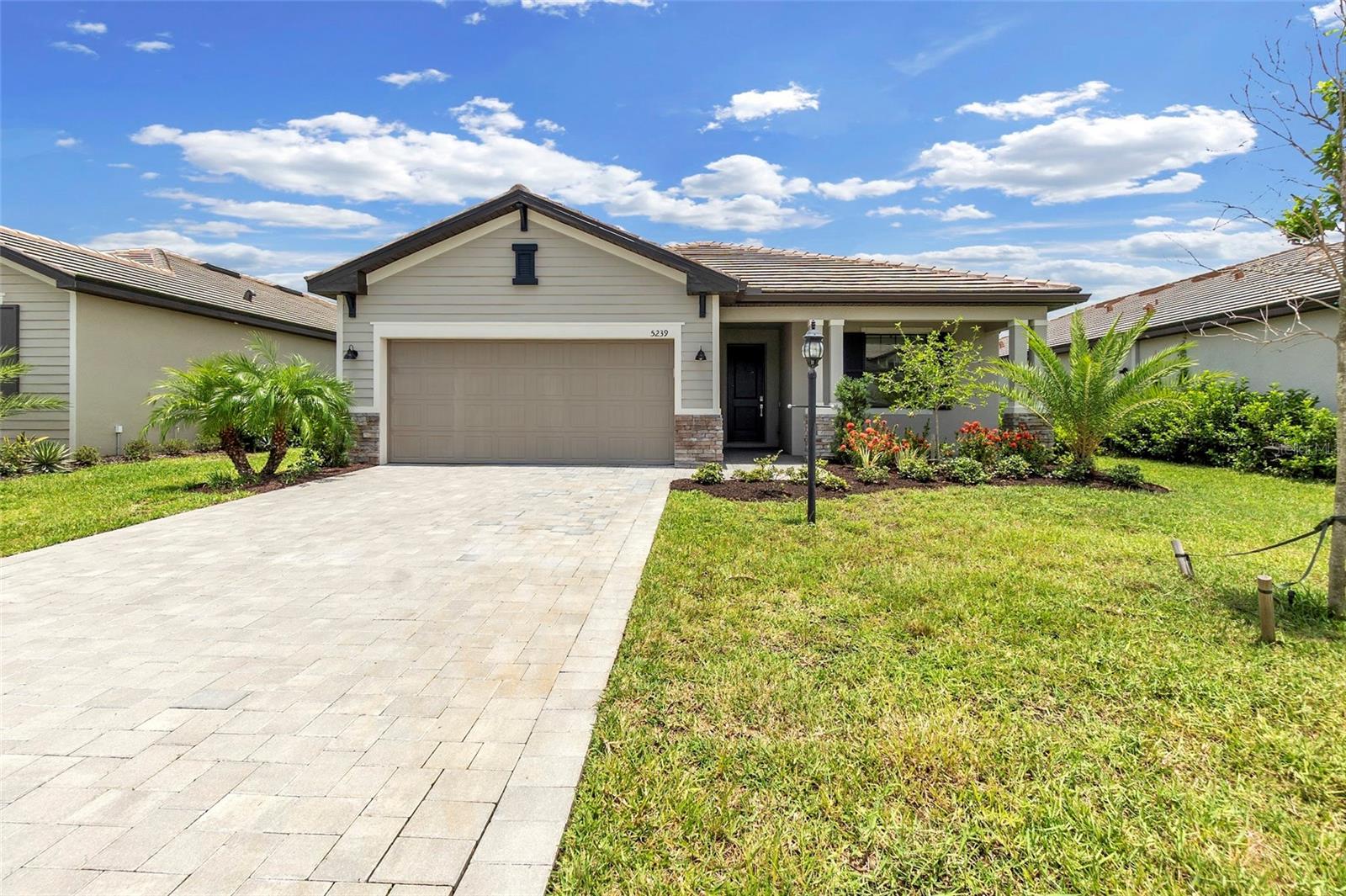 Located in highly sought after gated community, Lorraine Lakes in Lakewood Ranch a master-planned community, offering resort-style living and a wide variety of amenities. The community offers popular amenities, such as an aerobics studio, basketball court, clubhouse, fitness center, playground and more. This single story three bedroom three bath home comes with beautiful amenities including crown molding with an open style floor plan. The back of the home abuts a pond where you can enjoy watching beautiful Florida birds. House includes a heated pool and hot tub with full screen enclosure. The attached lanai offers indoor-outdoor hosting opportunities Washer, Dryer, Refrigerator, Oven and Microwave all included.
Enjoy sunny days in your temperature controlled swimming pool and evenings in the heated hot tub.
Property taxes & HOA dues to be confirmed before closing. $500/year food & beverage mandatory minimum – to be billed once services are available. Amenity fees - $1,400/year+tax, collected quarterly.