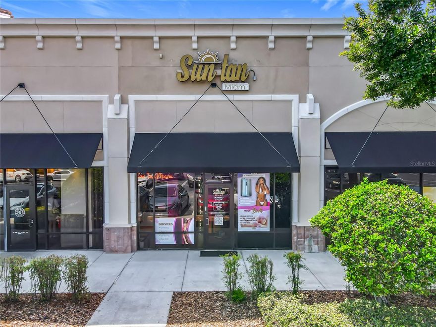 **PRICE IMPROVED ***  SELLER MOTIVATED. Don't miss out on this incredible business opportunity** Sun Tan Miami has been operating in Orlando for two years, with three years remaining on the lease and the option to extend for an additional five years. The business will sell with all the equipment. The company is situated directly across from the Florida Mall in a prime location with high visibility, where approximately 90,000 vehicles pass daily. It also has easy access to I-4, the Florida Turnpike, and Orlando International Airport.
Over 861,000 residents live within a 10-mile radius, and many daytime workers are in the area, including in the utility sectors. PROSPER COLONY  offers easy ingress and egress, a large on-site surface parking lot, opportunities for tenant signage, and advertising. The store has four suites that are subleased and pay off almost the entire rent.

For more information, please get in touch with us.