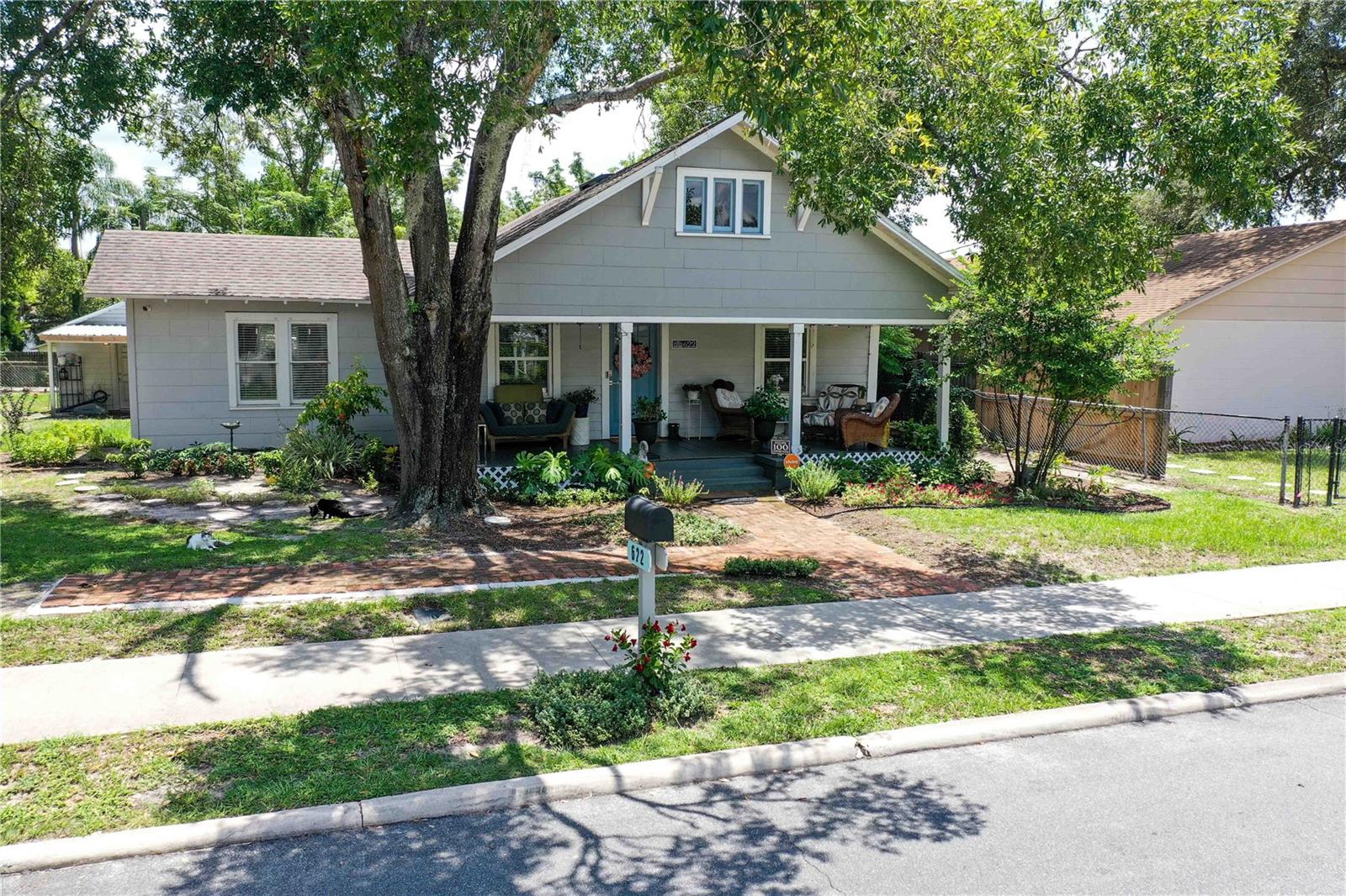 Charming Dixieland Bungalow with Income-Producing Guest House on Oversized Lot!
Welcome to 622 W Hancock Street—a beautifully updated 1917 bungalow located in the heart of Lakeland's historic Dixieland district. This 4-bedroom, 2-bath main home offers 1,645 sq ft of stylish living space, featuring hardwood floors, a modern kitchen, and a formal dining room.
The property sits on an EXPANSIVE DOUBLE LOT, offering rare space and flexibility in this sought-after neighborhood. A standout feature is the detached guest house—an equipped 322 sq ft studio with its own private entrance and full bath. Perfect as an income-producing rental, Airbnb, or extended family suite, the guest house adds both functionality and investment value.
Additional storage on backside of guest home. Located just minutes from downtown Lakeland, parks, and local restaurants, this move-in-ready home offers the ideal blend of historic character, modern updates, and income potential.
Schedule your showing today and explore all the possibilities this unique property has to offer!