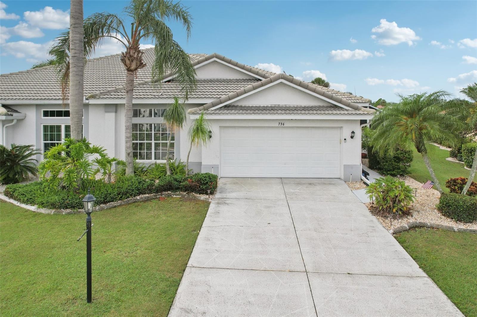 Step into comfort and style in this spacious 3-bedroom, 2.5-bath home with a 2-car garage, ideally located in the sought-after Villas on the Green section of the 55+ community of Sun City Center. This spacious residence features a screened-in side entrance and soaring vaulted ceilings in the open-concept living and dining area, highlighted by a large window offering picturesque views of the golf course.
The kitchen is a chef’s dream with stainless steel appliances, stone countertops, abundant cabinet space, a breakfast bar, and a cozy breakfast nook.
The primary suite is located on the main floor and offers dual walk-in closets and a luxurious en suite bathroom with separate vanities, a soaking tub, a stand-up shower, and a private water closet. A generously sized second bedroom, full bath, and conveniently located laundry room complete the main level.
Upstairs, a spacious loft serves perfectly as a third bedroom or guest suite, featuring its own bathroom and a large walk-in closet.
Relax and unwind on the expansive screened-in lanai while taking in the serene golf course views.
You’ll love Sun City Center with its amazing facilities, pools, and clubs just waiting for you to enjoy. Nestled between Sarasota and Tampa, this location offers a convenient ride to airports, great shopping, dining, and professional entertainment. With easy access to award-winning, sandy beaches, this home provides the best of all worlds without the stress of big city life. Leave it all behind and enjoy your new life here in one of Florida’s most affordable 55-and-better communities!