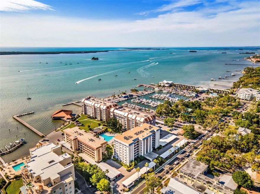 PRICE REDUCTION!~ Make your best offer today! Handyman special! Beautiful Waterfront Condo located in the heart of Dunedin. Right next door to Edgewater Park around the corner from downtown Dunedin where you can enjoy shopping, dining, and more! You do not want to miss this opportunity! Upon entry you will be drawn straight through the living room to the cutest little sitting nook with a breathtaking view of the pool overlooking the gulf. The kitchen features light oak cabinets and Corian countertops. Schedule you're showing today. THE LOWEST PRICE IN EDGEWATER ARMS!