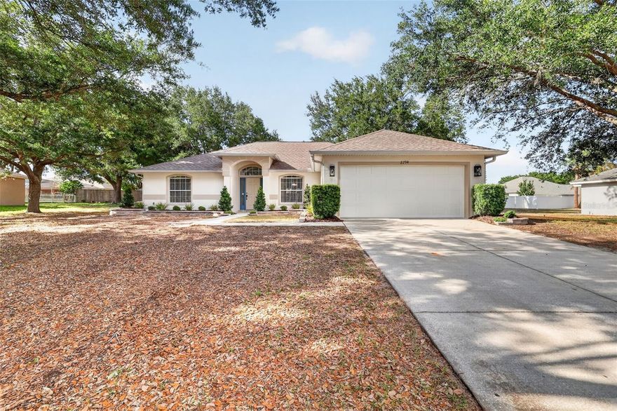 Lake Pointe 4 bedroom 2 bathroom move in ready home with an inviting open feel and vaulted ceilings that enhance the main living space. This thoughtfully designed split floor plan offers privacy and functionality. The home features tile flooring in main areas and new carpet in the bedrooms for added comfort. The kitchen is equipped with new stainless steel appliances, offering both style and convenience. Fresh interior paint creates a clean and updated look, making it easy to settle in and make it your own. Located in the desirable Lake Pointe community, this home combines comfort, style, and convenience in one appealing package. Schedule your showing today!