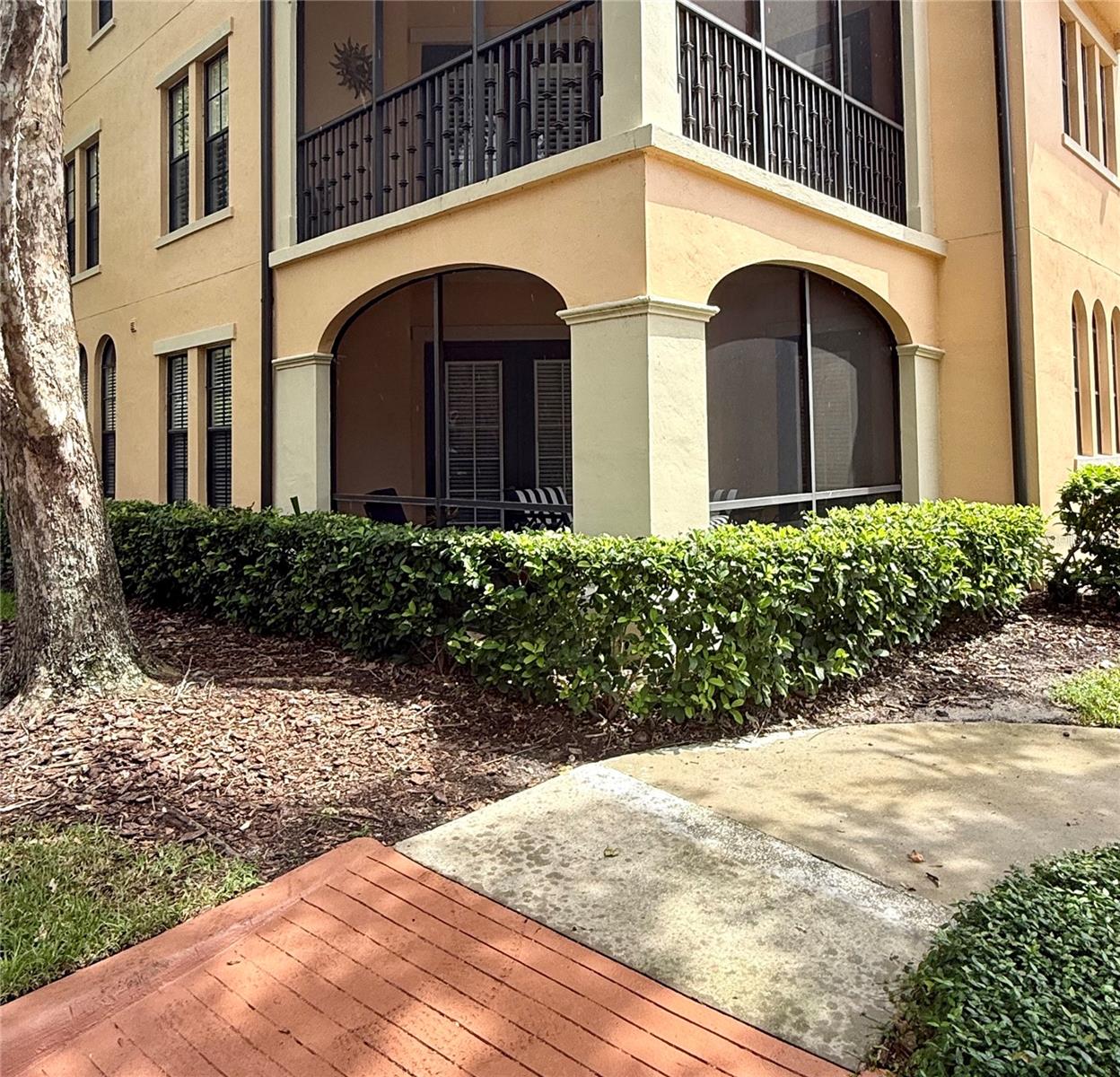 Welcome to this beautifully upgraded, ground-floor condo in the desirable Building 515 of Mirasol at Celebration. Located at the end near the walkway to the Lake and Park. Offering both privacy and comfort, this spacious residence features a screened-in patio—the perfect spot to relax and unwind at any time of day. Inside, you’ll find 2 bedrooms, 2 full bathrooms, and a versatile den/flex space ideal for a home office, media room, or guest suite.
Thoughtfully updated throughout, this home boasts luxury vinyl plank flooring, granite countertops in the kitchen and both bathrooms, stainless steel appliances, and refreshed, bright cabinetry that adds a modern touch to the space. The expansive kitchen offers generous counter space, ideal for cooking and entertaining, and seamlessly flows into the open-concept living and dining areas—leading out to the patio for al fresco dining in a serene setting. With a well-designed and functional floor plan, this condo offers flexibility, style, and convenience in one elegant package. This floor plan is similar to MLS Listing O6316485 (509 MIRASOL CIR, #101, KISSIMMEE, FL 34747). Reserve parking spot avaialble. Mailbox is just a few steps from the front entrance. Living in Mirasol at Celebration, you'll enjoy resort-style amenities including a heated pool, 24-hour fitness center, on-site day spa and hair salon, a clubroom with billiards, library, business center with private conference room, and a cybercafé. Take a scenic stroll along the nearby canal trails, or enjoy a short walk to Downtown Celebration, where you'll discover fine dining, boutique shopping, and year-round events. Don’t miss this incredible opportunity—schedule a showing today.