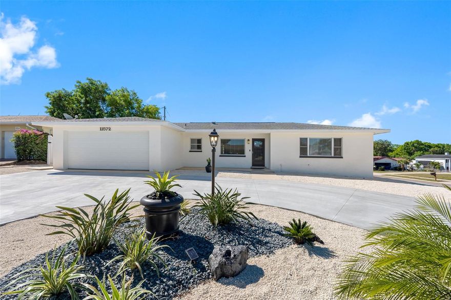 Available for immediate occupancy.
Completely renovated 4-bedroom, 2-bathroom residence conveniently located within close proximity to shopping centers, grocery stores, and less than five miles from the nearest beach.
The property features a maintenance-free exterior, a two-car garage, and additional parking for guests. The washer and dryer are located in the garage. A gated portion of the fence provides access for parking a boat or small trailer.
Interior highlights include an open floor plan, updated kitchen with granite countertops, new stainless-steel appliances and ample lighting throughout. Recent updates include fresh interior paint, an updated primary bathroom, new window treatments.
The split-bedroom layout provides separation, with the primary suite offering an en-suite bathroom.
Additional living space includes an enclosed Florida room and an outdoor patio suitable for a variety of uses. The backyard is fully fenced.
Pets are permitted with a non-refundable $300 deposit; maximum weight restriction of 35 pounds applies. Applications are online via Rent Spree. 

First month’s rent and a $2,950 security deposit are required.