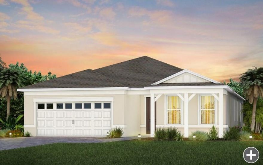 Under Construction. All photos and videos shown are of model homes. All homes are sold unfurnished. Del Webb Oasis offers the famous 55+ lifestyle and a location just minutes away from world-famous Orlando attractions! This world-class, resort-style luxurious boutique community features natural gas single-family and villa homes nestled in wooded conservation. Del Webb Oasis offers an abundance of resort-style amenities with social events and activities centered in the clubhouse and planned by a full-time Lifestyle Director. The amenities include a resort-style zero-entry pool with lap lanes and sun shelf, private poolside cabanas, a spa and outdoor fire pits with fireworks views, a community fitness center, tennis and pickleball courts, a walking trail with exercise stations, and more! Get spoiled at Del Webb Oasis - after all, this is your time. Del Webb Oasis’s exclusive resort amenities and prime location make this the ideal neighborhood and a perfect location to call home.  Your dream home awaits at Del Webb Oasis – visit us today!

Step into the luxurious Mystique home, a masterpiece of modern living designed with elegance and practicality in mind. This newly constructed, single-story home offers 2 spacious bedrooms, 2 beautifully appointed bathrooms, and an enclosed flex room—perfect for a home office or quiet retreat. The open-concept layout seamlessly connects the gourmet kitchen, café, and gathering room, creating an expansive, airy atmosphere. The many windows bathe the entire space in natural light, while the tray ceiling in the gathering room adds an extra touch of sophistication, elevating the overall feeling of openness. The heart of the home is the chef-inspired kitchen, where 42" White Winstead cabinetry with bronze gold hardware meets luxurious Marengo Siltestone Quartz countertops. Thoughtfully designed features like soft-close drawers, easy-reach corner cabinets, double roll-out trays, and a waste basket drawer make the kitchen as functional as it is beautiful. A decorative dolomite iceberg fish scale backsplash and upgraded sink and faucet enhance the space, while the built-in Whirlpool stainless steel appliances—including a refrigerator—ensure you have everything you need for both everyday meals and special occasions. Retreat to the luxurious owner’s suite, a serene sanctuary with a spacious walk-in closet and a spa-like en suite bathroom. Dual vanity sinks, a walk-in shower, an enclosed toilet, and a linen closet complete the tranquil space. The additional spare bedroom and bathroom, along with the enclosed flex room, provide ample space for family and guests. The laundry room includes a washer/dryer making daily tasks a breeze. Every detail of this home has been carefully curated, from the Lumber Honey wood-look tile floors throughout. Enjoy the convenience of modern living with a smart thermostat and doorbell, additional LED downlighting, additional media and data ports, and Digital IP Camera Pre-Wire. The 2-car garage offers extra tandem storage space, ensuring that every part of your home is both beautiful and practical. With its stunning design and thoughtful touches, the Mystique home provides the perfect blend of luxury and functionality for today’s lifestyle.