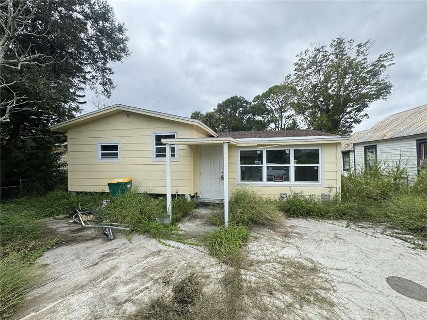 Investor Special, Cash or Hard Money. Roof updated 2024, Need to do electricity, Has central Air unit that needs to be installed. Kitchen needs to be finished. Drywall in the living room needs to be finished. Present your Highest and Best!
