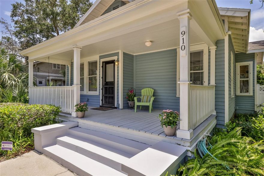 YOUR NSB LIFESTYLE AWAITS YOU AND YOUR FAMILY IN THIS TASTEFULLY MODERNIZED HISTORIC DOWNTOWN CHARMER. From the moment you step Into this attractive historic home, where all of the work has been done for you, you will be WOWED by the detail and craftsmanship. Bring the kids, pets, all of your toys, and begin to design your dream backyard with pool, summer kitchen, AND outdoor bar-b-que on a rarely seen 100 x 150 foot truly OLD FLORIDA lot with majestic trees and access on 2 streets. Everything in this home from the swing on the front porch to the wrap around back porch BOASTS OLD FLORIDA CHARM. The gorgeous Florida heart pine floors, sliding Barn and French doors, Shaker-style cabinets, beautiful quartz countertops and matching white subway backsplash, stainless steel appliances w/ gas range, open dining plan w/ soaring 9 ft ceilings ALL allow for entertaining the masses. YOUR ready to move in with newer AC & ducts, tankless water heater, walk in shower, huge pantry, blown insulation, and outside shower. If it is toys you have then look no further, because there is ample room for RV and Boat parking , w/ a Shed and Garage that offer immediate storage for bikes, surfboards, beach chairs and more. Envision your lush landscape of choice and then design your oversized 1-car detached garage into a Pleasant Pool House, Spectacular Summer Kitchen, Impressive In-law quarters, Magnificent Man cave, Superb She-Shed, Amazing Artist studio or Creative Craftsman’s workshop. Take your Bike, Golf Cart, or Stroll downtown to visit the Farmers Market, Restaurants, Shops, and Art Galleries. No expense was spared, so walk into this Historic Downtown New Smyrna dream home and start living the NSB LIFESTYLE you and your family deserve today. ;Water: City