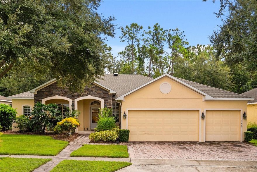Welcome home to this beautifully updated 4-bedroom, 3-bath retreat tucked away in a peaceful Apopka community of Lake Heiniger Estates. From the moment you step inside, you’ll feel the warmth of its open layout and inviting spaces—perfect for both entertaining and everyday living. This home offers a formal dining room, private office, a versatile retreat/den area, and a eat-in kitchen with living room combo...perfect for gathering with family and friends! The newly remodeled kitchen is a chef's dream with a large center island, stylish cabinetry, stainless steel appliances, and walk in pantry! Your private owner’s suite is a true sanctuary, featuring a sitting/reading area, spa-like bath with garden tub, separate shower, double vanity, and generous walk-in closet. Step outside to the extended enclosed lanai and enjoy serene fenced in backyard, a perfect backdrop for morning coffee or unwinding at the end of the day.  Upgrades include: Roof (2022), Remodeled Kitchen (2023), Remodeled Jack and Jill Bath (2023), Hot Water Heater (2021), Whole House Surge Protection (2022), ADT Camera System (2022), Vinyl Fencing (2022), and Solar Tek roof mount system to help keep utility costs low. The Lake Heiniger Estates community offers great amenities including a playground, lake access, and a fishing pier—giving you the best of both relaxation and recreation right at your doorstep.