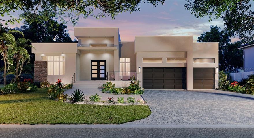 Pre-Construction. To be built. Acclaimed homebuilder Allegra Homes designs and builds with excellence, quality and integrity throughout each and every one of their homes. This new to-be-built Bird Key residence at 424 Pheasant Drive is no exception. The “Laurie” floor plan is sure to be another winner among buyers who desire the very best in luxury and location. The carefully planned and thoughtfully detailed 2,756 sq. ft. floor plan is open, bright and simply divine with see-thru views from the entry all the way to the pool/spa and over 1,300 sq. ft. of screen enclosed outdoor space. There are 3 bedrooms, 3 full baths, 1 half bath plus a study and a bonus room just off the outdoor area which opens on 2 sides to create a backyard oasis of comfortable indoor-outdoor living. Relax, cook, dine and entertain al fresco in this delightful setting. A gorgeous great room with high ceiling, built-in entertainment wall and pocketing glass sliders open to the outdoors and creates an exceptional one-with-nature ambiance. Enjoy the pool views from the floor to ceiling windows in the dining room, creating an environment unlike any other for a formal dinner party. The master wing is truly an awesome place of privacy, comfort and tranquility with a lavish bath equipped with a frameless glass shower with rainhead, free-standing designer tub, water closet, large vanity and roomy dual walk-in closets. Both the second and third bedrooms are en suite. Adjoining the great room is a fabulous cook’s kitchen featuring high-end Wolf, SubZero and Dove appliances including a wine fridge and 36” cooktop. Additional highlights include a 3-car garage with epoxy finished floor, tray ceilings, tankless water heater, recessed lighting, pool and house alarm, professionally landscaped with irrigation well, impact double pane Low-E windows and doors, 8-ft. interior solid core doors, and brick paver entry, walks, drive and lanai…just to name a few. The incredible location just across the scenic high-span Ringling Bridge with its stunning water views, Bird Key is one of the area’s most prestigious barrier islands. Its close proximity to world-famous St. Armands Circle, Lido Beach and Sarasota’s downtown cultural epicenter makes it a highly sought after place to live. For a private club experience, join the Bird Key Yacht Club with outstanding amenities and opportunities for boating, social and recreational enjoyment in a beautiful waterfront setting.