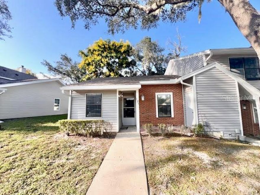 Come take a look at this Move in Ready 2 Bedroom 2 Bathroom Townhome. Living Room and Dining Room Combo, Kitchen with Breakfast Bar and Appliances Included: Stove, Refrigerator and Dishwasher, & Microwave. Inside Utility Closet with Stacked Washer & Dryer Included, Tile & Laminate Throughout, Covered Patio with Fenced Yard, Lawncare included by HOA, Small Pets OK (under 25lbs), NO SMOKING, Year Built 1985/ 914 Sqft.