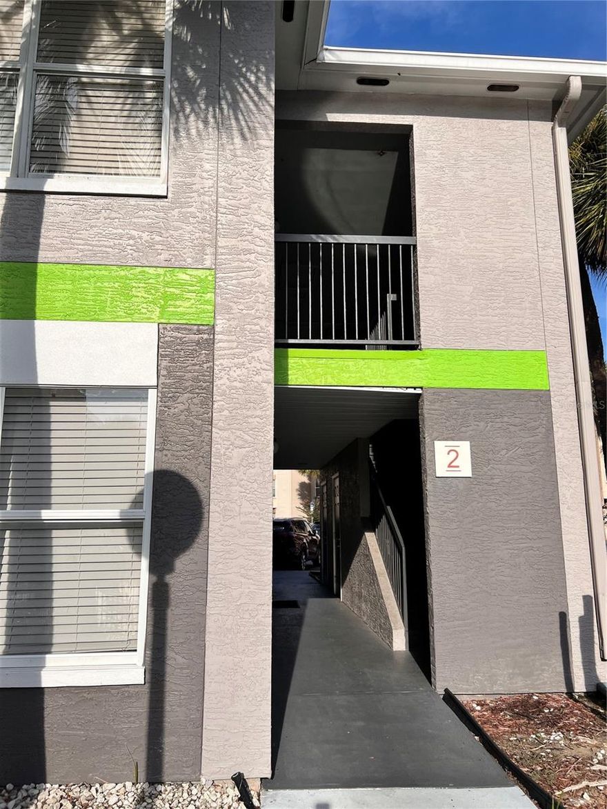 INVESTOR ALERT - Great location near the pool! This 1 bedroom/1 bath condominium located just 1.5 miles from Walt Disney World at The Parkway Palms Resort. Located across from Celebration and minutes from numerous dining, shopping and entertainment establishments with easy access to major highways. This 2nd floor has a new AC and comes fully furnished. Prime location in Building 2 with easy  access to pool and parking. The COA fee includes electric, cable, internet, water, exterior building, roof and maintenance of all common areas. AIRBNB currently as it is a perfect rental investment along with relaxing and enjoying your unit while on vacation in the Orlando area. Guests will enjoy the pool, jacuzzi, gazebo with grills, fitness center, basketball, sun deck and laundry facilities.