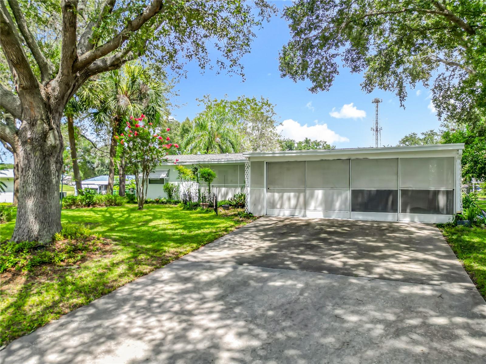 Welcome to Pine Run Estates, a peaceful 55+ community in Ocala. This well-kept 3-bedroom, 2-bath home offers comfort, convenience, and charm. Inside, you'll find a spacious kitchen with modern appliances, plenty of cabinets, and a cozy dining area—perfect for easy mornings or casual evenings. Each bedroom is generously sized, ready for guests, hobbies, or a home office.
Step outside to enjoy your private, fenced backyard—ideal for gardening, relaxing, or spending time with your pets. Nestled on a quiet, tree-lined street, the home provides a serene retreat while still being close to everything Ocala has to offer.
Community amenities include a clubhouse with a pool and fitness center, plus easy access to shopping, dining, parks, and golf courses.