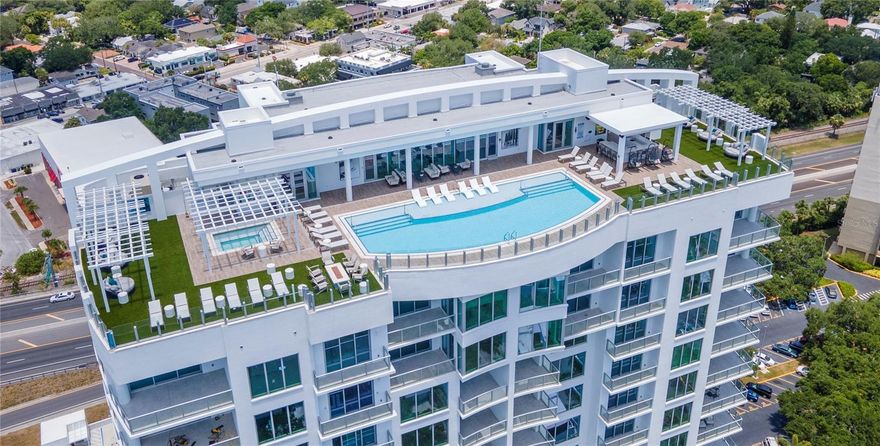 READY FOR IMMEDIATE OCCUPANCY! Welcome home to Altura Bayshore Residence 1204, soaring high above South Tampa’s iconic Bayshore Boulevard and Hillsborough Bay. A brand new tower of sophistication, Altura sets a new standard of exquisite design and maintenance-free living with only 73 residences. This 12th floor corner residence boasts a spacious 3 Bedroom/3.5 bath 2538 SF floor plan with 10’ ceilings and a private elevator foyer opening up to a modern layout. Enjoy front/East to back/West sunrise and sunset views from two private covered terraces. Natural light floods in through generous impact glass windows and sliders to offer sweeping views of the Bay. Approximately $140,000 in upgraded finishes were added during construction including additional recessed lighting, kitchen and bath upgrades, and upgraded flooring. The gourmet kitchen features an expanded island with added storage, Dekton countertops and backsplash, custom cabinetry and appointed with Thermador WIFI enabled appliances including a paneled 92-bottle capacity wine chiller column, two ovens including one 36" Pro Harmony gas range, paneled refrigerator and freezer columns, plus additional refrigerator drawers and built-in coffee maker. Wake up to the sun rising over the water in the primary suite, which includes a generous walk-in closet, spa-like soaking tub, large glass shower, ample cabinetry, Dekton countertops and TecWood Engineered floors. Laundry room updated to feature expanded countertop and workspace over Electrolux washer and dryer. Powder bath off the hall for entertaining guests. Split floor plan includes two additional guest bedrooms, both with private en suite baths, walk-in closets and access to the western facing sunset terrace. Altura offers its residents two resort-like amenity decks: The rooftop deck features a large heated pool with lap lane and sun shelf, shaded cabanas and lounges, an outdoor bar and grill area, private indoor club lounge with gas fireplace, social seating areas, large bar, and mounted tv's for the ultimate entertaining experience. The 4th level amenities include: 2 designer curated guest suites, a well-appointed fitness center, putting green, fire pit, bar and grill area, 2 PICKLEBALL courts, half-court basketball, bocce courts and a dedicated dog walk with shade pavilion. Other key features include 24-hour front desk attendant, 2 reserved parking spaces pre-wired for EV charger, and a storage unit in the secure garage. The prime South Tampa location is conveniently located near Tampa International Airport, shopping and dining districts, downtown Tampa and the new renowned Water Street district. Whether it’s a stroll along Bayshore Boulevard, shopping or dining out in Hyde Park Village, a night at Bern’s Steakhouse on Howard Avenue or taking in a concert at Amalie Arena downtown, everything fun about the South Tampa lifestyle is only minutes away. Roosevelt/Coleman/Plant HS District.