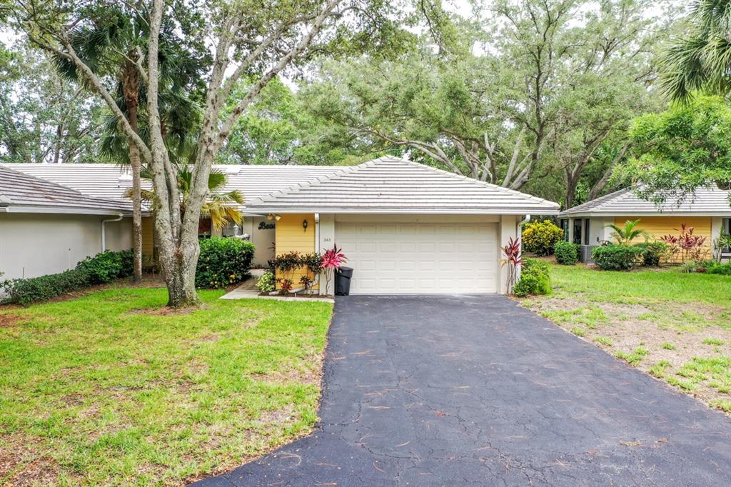 Come and enjoy this beautiful newly updated seasonal villa located in Myrtle Trace in Plantation. This villa offers an oversize galley kitchen with stainless steel appliances set up for entertaining. Fireplace that serves as ambient light. Master suite has a large walk in shower. Closed lanai with sleeper sofa and lounge set with tables offering a front row seat to the beautiful landscape. 2 car epoxy lined garage with ample storage. No carpet anywhere! Villa is located on the end of a cul de sac street which offers privacy and quiet. Community pool and outstanding golfing opportunities for everyone to enjoy. 12 minutes drive to Manasota Key Beach, Venice Beach and downtown Venice shops.