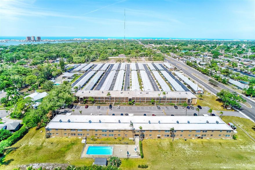 One or more photo(s) has been virtually staged. Great location, non flood zone, close to beaches, close to Seminole Town Center, BOTTOM FLOOR NO STAIRS REQUIRED. Very clean. This unit has been meticulously maintained and has had excellent care. Any one needing a ground floor unit that does not require stairs. Great location close to shopping centers, beaches, and local amenities. Move in ready.