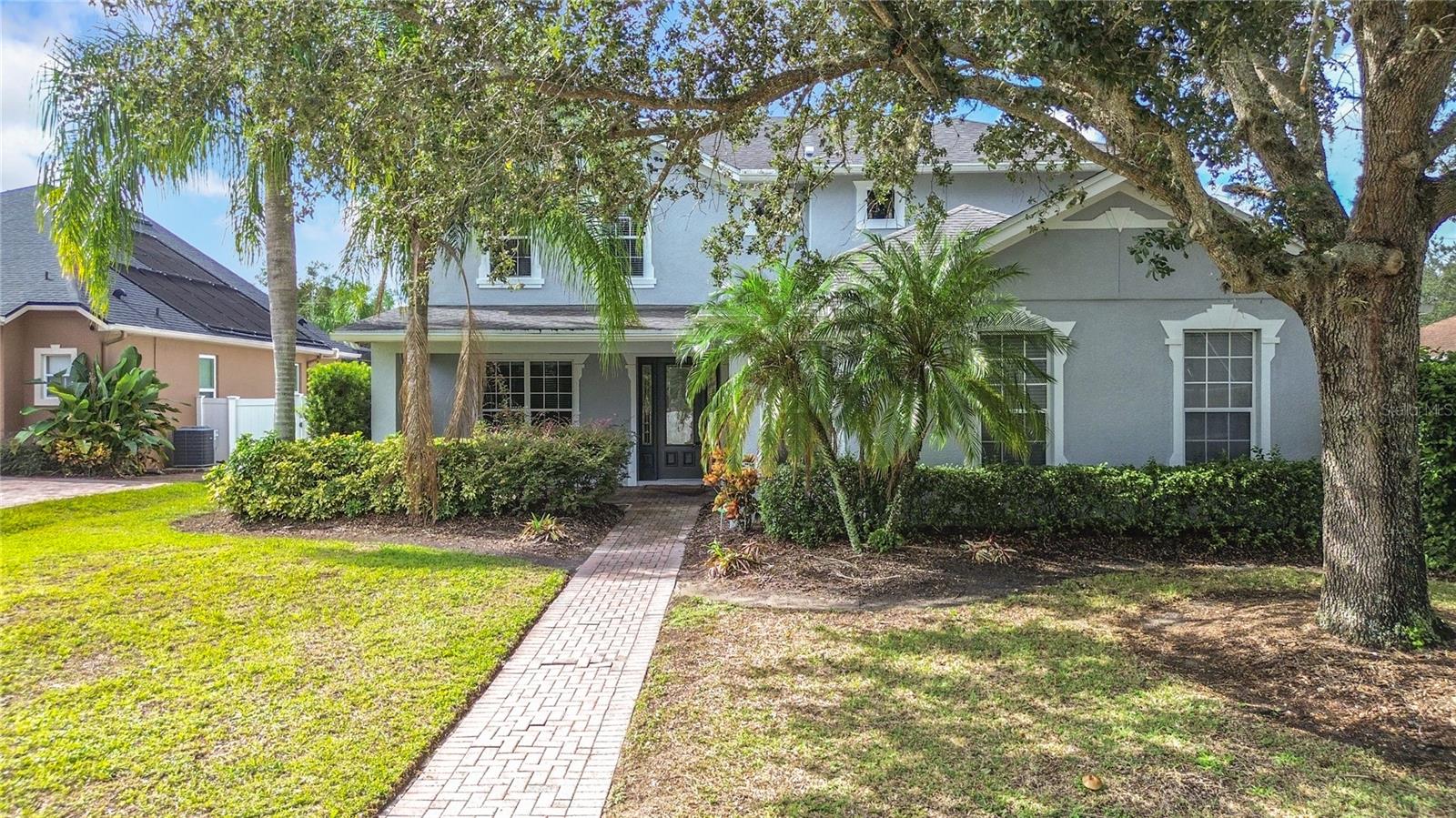 Furnished 4-Bedroom + Den Home for Rent in Oviedo’s Gated Greystone Community!
Beautifully updated and move-in ready, this furnished 4-bedroom, 3-bathroom home with an additional den/office that can serve as a 5th bedroom is available for rent in the highly desirable gated community of Greystone in Oviedo. The home features mature landscaping, a newer roof, and thoughtful upgrades throughout, offering both comfort and style.
The bright and open floor plan greets you with neutral paint, updated fixtures, and abundant natural light. The spacious family room includes a cozy electric fireplace, custom built-in cabinetry, and sliding doors to the screened patio. The kitchen was fully renovated in 2024 with a sleek modern design, featuring quartz countertops, stainless steel appliances, tile backsplash, upgraded lighting and fixtures, light cabinetry, and a large island/breakfast bar that opens seamlessly to the dining area—ideal for entertaining or family meals.
Upstairs, a versatile loft area is surrounded by the primary suite, two secondary bedrooms, a full bath, and the laundry room. The spacious primary suite features a large walk-in closet and a luxuriously updated en-suite bath with a free-standing soaking tub, oversized tiled shower, and dual vanities. The additional bedrooms are generously sized with ample closet space and share a full bathroom with a double-sink vanity and shower/tub combo.
Out back, enjoy a fully fenced backyard with a covered and screened patio, perfect for relaxing or entertaining outdoors. A half/cabana bath off the patio adds convenience and makes this space pool-ready.
Recent Upgrades:
Kitchen fully renovated in 2024 with quartz countertops and modern design
Downstairs A/C unit recently replaced
New garage opening system with app access
New gated community entry system with app access
Rental Details:
Furnished rental – move-in ready
Lawn maintenance included in rent
Solar panels installed – tenant pays a flat fee of $160/month covering most electricity use
Tenant must connect with Duke Energy and pay a minimum of $30/month (or slightly more if consumption exceeds solar production)
Location
Nestled in Oviedo’s desirable Greystone community, this home is conveniently located near top-rated Seminole County schools, shopping, dining, and major roadways. It’s also just a short drive to the University of Central Florida (UCF), making it an excellent choice for anyone wanting quick access to campus or surrounding research and tech hubs.
Don’t miss the opportunity to lease this stunning furnished home with modern upgrades—schedule your private tour today! Equal Housing Opportunity