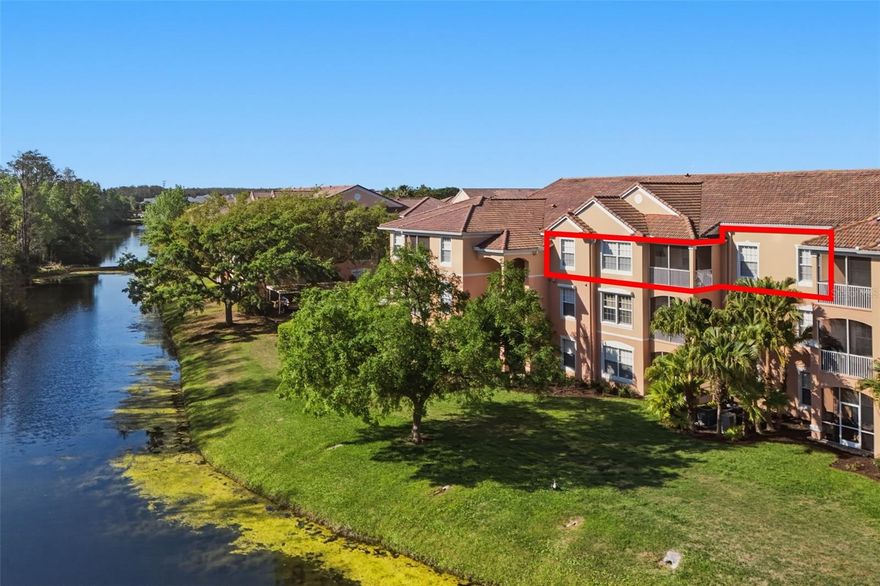 **MUST SEE** FULLY FURNISHED as Shown, Well Maintained, Turnkey Ready/Move-In Ready. Welcome to your Dream Home at Golfview At Hunters Creek features meticulously maintained grounds, a clubhouse, community pool, playground and a fantastic location near major roads, shopping, restaurants, and theme parks. Incredible opportunity to own a Lakeview 3-bedroom, 2-bathroom condominium in a highly desirable Hunter's Creek area. Live your best life in this fully furnished, stylishly decorated home in Orlando Florida. Every detail has been curated for comfort and luxury, offering a true turnkey opportunity. Step into an open concept living area featuring premium leather furniture, a modern kitchen with high-end appliances, and beautifully appointed bedrooms with serene decor. Enjoy your morning coffee on the screened in private patio, which comes complete with outdoor furniture.