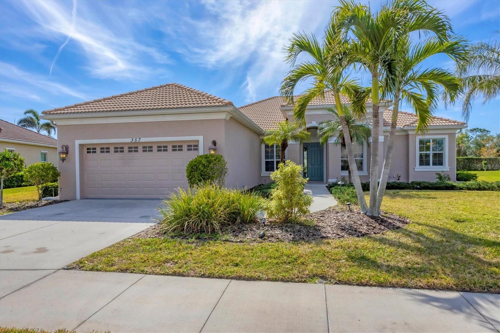 HURRY in to see this SPECTACULAR HOME!! Modified Stonebridge floor plan offers 3BD/2BA/Den/Bonus room and 2 car garage. Private pool with Southern exposure. Open great room floor plan combines living room, kitchen, and breakfast nook. Kitchen offers wood cabinets, Corian counters, tile backsplash, pendant lighting, and extra recessed lighting. Wood laminate flooring throughout main areas with carpets in bedrooms. Crown molding, updated lighting and fixtures. Separate office and dining room Extra Bonus room can accommodate any number of possibilities. Split bedroom with master on one side and guests on the other for privacy. Spacious master with en suite bath. Master bath offers dual sinks, walk in shower, and garden tub. 3D WALK THROUGH AT : https://my.matterport.com/show/?m=sgAbcZTscaR Sawgrass is a hidden gem of 54 acres of preserves, lakes, and golf course located in the middle of Venice just minutes away from Venice Beach, Downtown Venice, shopping, theaters, restaurants, highways, airports, and so much more. Very sociable neighborhood offering Updated Clubhouse, fitness center, tennis/pickleball courts, surrounded by 9 holes of the Ted Mcantis designed Waterford Golf Course. Golf membership is NOT required. Optional through Waterford Golf Club. LOW HOA FEES. NO CDD. See it today and start living your Florida lifestyle.