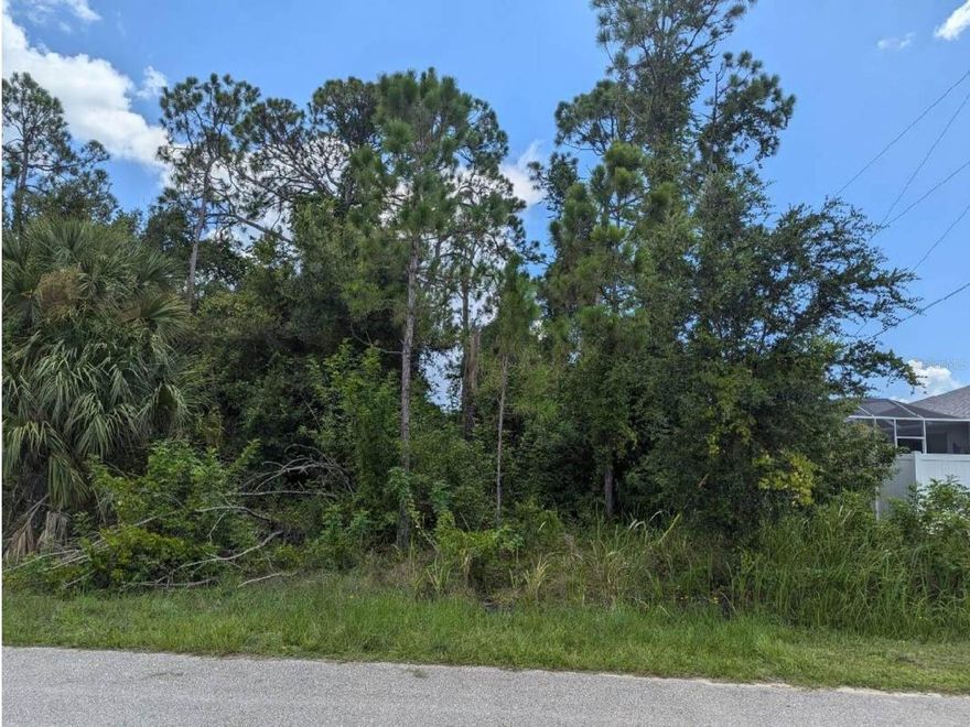 Discover the perfect spot to build your dream home in the sought-after Port Charlotte Subdivision 48! This residential lot, offers a generous 0.23 acres of partially cleared land, making it an ideal canvas for your new home. Located in a prime area with easy access to US 41 and I-75, this property is conveniently close to dining, shopping, fishing, boating, and the stunning beaches of Southwest Florida. Enjoy the tranquility of a residential neighborhood while being just moments away from all the amenities you need. With electrical utilities nearby and an asphalt road surface, this lot is ready for development. The property, situated in flood zone X, has a frontage of 85 feet, giving you ample space for various architectural designs. Don't miss out on this incredible opportunity to own a piece of paradise in Port Charlotte. Act fast and start planning your future today!