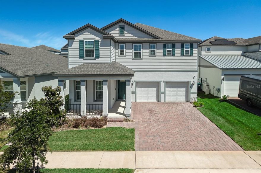 SELLER MOTIVATED!! Welcome to this masterfully designed and nearly-new 4-bedroom, 3-bathroom residence, built in 2023, that effortlessly blends modern luxury with the vibrant Winter Garden lifestyle. Nestled in the exclusive Silverleaf Reserve community, this home offers stunning curb appeal and high-end architectural details architectural details.

Step inside to be greeted by a spectacular double-height ceiling in the main living area, creating an expansive, airy atmosphere flooded with natural light through oversized windows. The open-concept layout features elegant finishes throughout, seamlessly connecting the grand living space to the chef's kitchen. The kitchen is a true showstopper, complete with a large island, premium stainless steel appliances, and ample storage—perfect for both daily living and grand entertaining.

Thoughtfully designed for modern convenience, this home features a dedicated upstairs laundry room, making chores a breeze. Outside, your private oasis awaits with a professional summer kitchen, ideal for Florida’s year-round outdoor dining. Plus, enjoy the magic of Disney’s nightly fireworks right from your street!

Residents of Silverleaf Reserve enjoy fantastic community amenities, including a resort-style pool, basketball court, and the highly sought-after pickleball courts. Conveniently located just minutes from the Hamlin area, world-class shopping, dining, and major highways, providing easy access to Walt Disney World and Downtown Orlando.

This home offers the perfect combination of luxury, space, and community. Owner is a licensed Florida Real Estate Agent. Schedule your private showing today!