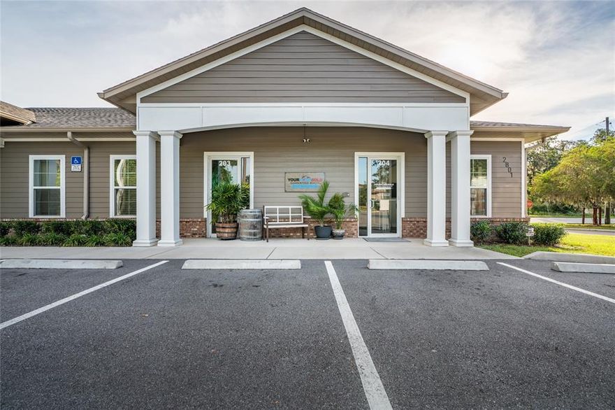 Class AAA Professional Office for Lease. 1911 SF of professional service available for immediate occupancy in the Applewood Professional Park. Unit includes lobby, reception, 2 conference rooms, 6 offices, bullpen area, 2 ADA restrooms, and a break room. Very easy access to all parts of Ocala and close to residential neighborhoods, businesses, restaurant, hospitals, and schools.