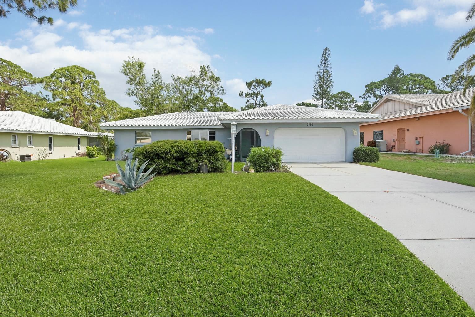 One or more photo(s) has been virtually staged. Serene Privacy Meets Coastal Proximity – 307 Rubens Dr, Nokomis-Some photos have been virtually staged with chat/GPT
Discover your personal retreat on this expansive lot backing directly to Oscar Scherer State Park—no rear neighbors, just pure Florida nature. Nestled in a quiet neighborhood with a low annual HOA of under $200, this well-maintained home combines space, privacy, and coastal convenience.
Perfectly situated between Sarasota and Venice, this home offers easy access to both vibrant downtowns, just 20 minutes in either direction. You're only 6 minutes from Casey Key Beach, with Siesta Key, Nokomis Beach, and Venice Beach all within a short drive. Enjoy a variety of nearby restaurants, shopping, and golf courses, plus quick access to I-75 for travel. Both Sarasota-Bradenton International Airport and Punta Gorda Airport are within 45 minutes, making weekend getaways or visits from family a breeze. Â
 3 Bedrooms | 2 Bathrooms | 2-Car Garage ? Just 6 minutes to the sandy shores of Casey Key Beach
Key Upgrades & Features:
* New Roof (2016) for peace of mind
* New Water Heater (2024)
* HVAC (2019) – energy efficient and reliable
* Oversized backyard with serene views of preserved nature
* Room to expand, garden, or entertain in your private outdoor oasis
This is the perfect home for those who value tranquility, convenience, and low-maintenance living close to the beach and trails.
Schedule your private showing today and experience the best of Nokomis living.