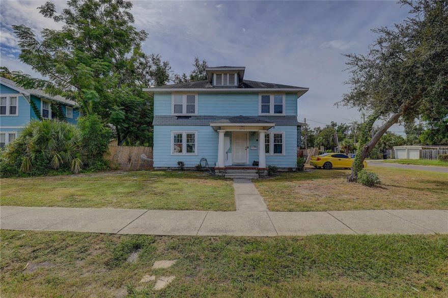This unique income-producing property offers an excellent investment opportunity for individuals seeking to generate rental income in the highly desirable city of St. Petersburg. Situated on a corner lot, the property features two separate buildings with three individual rental units. The main home includes 4 bedrooms, 2 bathrooms, and 1,584 sq ft of living space, while the duplex offers two 2-bedroom, 1-bathroom units (upper and lower level) totaling 1,272 sq ft with a shared laundry room. Each unit has a private entrance, full kitchen, and functional layout designed for comfort and privacy. This property delivers undeniable income potential. This is not just a place to live in, but a property to leverage. With strong rental capability, this property is ideal for short-term or long-term tenants, multigenerational living, or owner-occupancy with supplemental income. Don’t miss this rare opportunity to build equity, generate cash flow, and own a versatile property in one of St. Petersburg’s most sought-after locations.