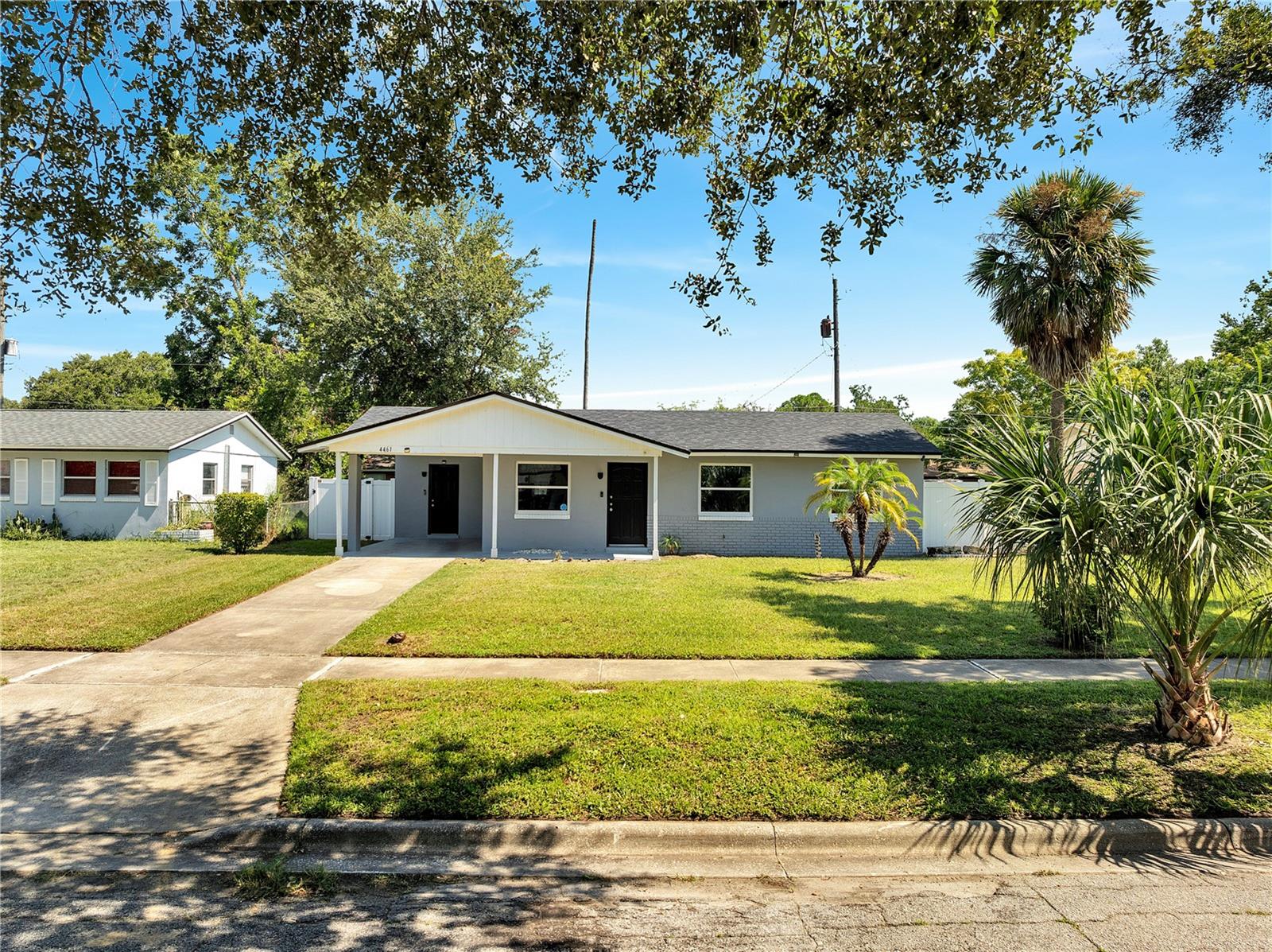 Welcome to 4461 Weldon Place – a fully renovated, move-in ready home in the heart of Richmond Heights!
Whether you're a first-time buyer or looking for a great investment, this 3-bedroom, 1-bath home has a lot to offer. It’s just minutes from Millenia Mall, Downtown Orlando, Windermere, International Drive, Valencia College, and the theme parks—so everything you need is close by!
Inside, you’ll find a bright, open layout with luxury vinyl plank flooring throughout. The kitchen has been beautifully updated with quartz countertops, stainless steel appliances, stylish cabinets, and a sleek tile backsplash. The bathroom has also been fully updated with fresh, stylish finishes. All the appliances are included.
Big-ticket updates are already done: brand new roof (2025), HVAC (2022), newer windows, and water heater. You’ll also love the fully fenced backyard, covered patio, detached shed and additional storage room—offering extra space and flexibility Best part? No HOA and low property taxes! Don’t miss your chance to see it—schedule your showing today! This one won’t last.