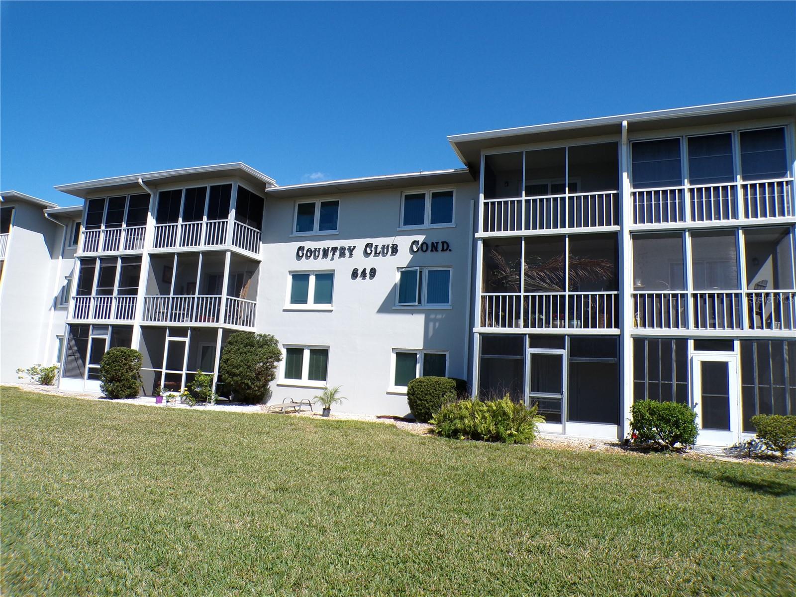 Live the island life in this 2 bed 2 bath condo in Country Club Condominiums an active 55+ community on the island of Venice. You will enjuoy the convenience of dining and shopping within walking distance. This condo consists of 2 suites, each bedroom has its own bath and walk in closet and the entire unit has ceramic tile floors. The end unit location provides more natural light with additional windows in each bedroom. Located one block from the Venetian Waterway Trail that connects to the Legacy Trail, this place is perfect for the bike enthusiast or joggers. Water and cable are included and the laundry is just steps away and does not require quarters. This unit is being offered furnished or unfurnished. Enjoy the sunsets from your screened lanai or be at the beach in about 1 minute. A great Island location, make this your Paradise destination.