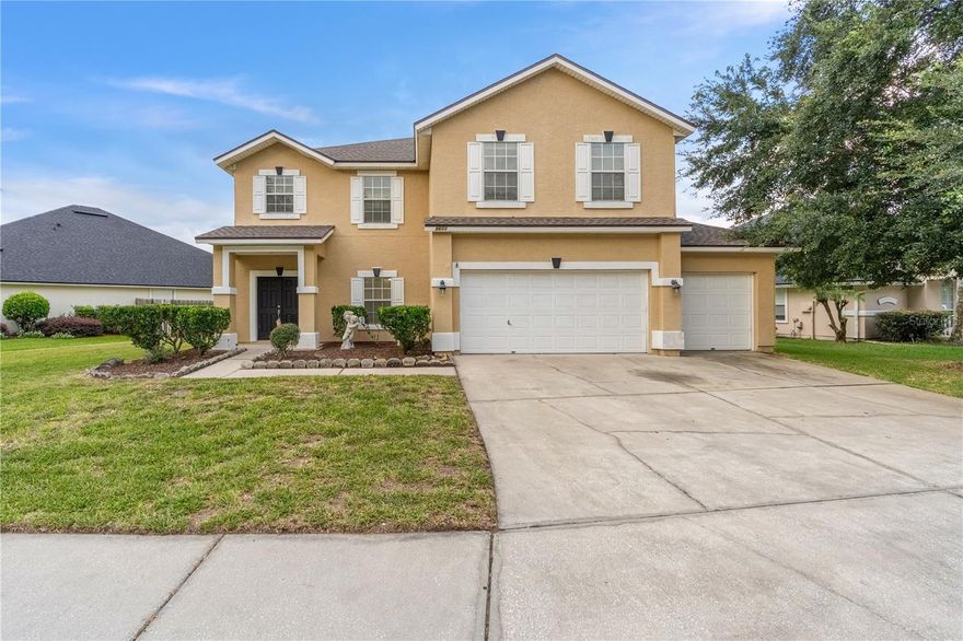 One or more photo(s) has been virtually staged. **PRICED TO SELL**Dream Home Alert in Water Mill Community of Jacksonville! Check out this 4-bedroom, 3-bath home with 2,876 sq. ft. of stylish living space, filled with tons of natural light throughout! Downstairs, you’ll find a large family room, formal living area, office space, pool bath and a chef’s kitchen that’s perfect for entertaining. Head upstairs to discover a spacious flex room, nearly 300 sq. ft. of versatile living space. Use it as another living area or game room along with a generous master bedroom (34 x 15) featuring an en-suite bathroom. Two additional bedrooms share a convenient Jack and Jill bath. Recent upgrades include two brand new 2.5 ton AC units, a new roof, and fresh interior paint, all completed in 2025. Enjoy the stunning pond views from your backyard and the convenience of a three-car garage. Plus, the seller is offering incentives for flooring, allowing you to customize your new home to your taste!  But that’s not all! This community offers fantastic amenities including a lake for fishing, a pool, playground, and clubhouse, all just moments away from shopping and dining! Don’t miss your chance to make this home yours!