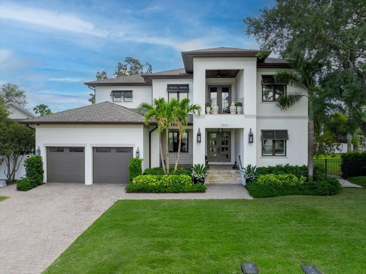 What an amazing opportunity to rent a home with WATERFRONT ACCESS on a true double lot! This Sunset
Park estate is situated on a rare half acre lot with deeded water access and a private dock/boat lift directly
across the street. Tenants will have full use and access to the dock and boat lift. The elevated difference is
the true enjoyment of your resort style pool in your backyard with complete privacy from your neighbors.
This home is a total fortress, with all block construction that sits high and dry with NO FLOODING ISSUES
whatsoever in either hurricane.
This newer built home combines contemporary design with resort-style living. Imagine hosting gatherings in
the top-tier chef’s kitchen, relaxing by the beautiful pool, or having a siesta on the lanai. Memories made
while playing ball in the huge yard, fishing off the dock, or taking a sunset cruise out in the bay. This isn’t
just a home—it’s an opportunity to own something exceptional. Located among Tampa’s most notable
residents, this property, built by Devonshire, offers luxury and exclusivity. The double lot stretches along S.
Dundee Street and Beach Avenue, with direct deep-water access to the Bay—perfect for boating enthusiasts.
The additional lot provides flexibility, whether you want to add a casita, a pickleball court, or simply enjoy
the extra space. Designed for comfortable living, this 5-bedroom, 6.5-bath home includes high-end finishes,
oak wood floors, custom millwork, and crown moldings. The open layout features a gourmet kitchen that
connects to a spacious great room, leading to a private backyard with a pool, spa, and outdoor kitchen—
ideal for entertaining. The chef’s kitchen is equipped with Thermador stainless steel appliances, including
double ovens, a warming drawer, refrigerator, and dishwasher, along with custom cabinetry and quartz
countertops. The sprawling master suite offers a large, custom walk-in closet. Additional conveniences
include laundry rooms on both levels, a full cabana bath, a first-floor secondary master suite, a Culligan
water filtration system, dual tankless water heaters, and an Elon technology stack for home entertainment.
Constructed with quality materials like Icynene insulation and Low-E impact windows, this home blends
efficiency with style. Every detail reflects superior craftsmanship.