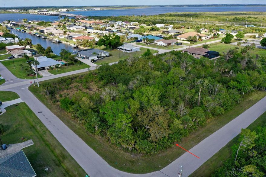 Great buildable, oversized, CORNER LOT (.30 acres or 12,940 sqf) that has about 230ft of road frontage for sale in Gulf Cove. A quiet (optional HOA) community along the Myakka river with a private boat ramp located within the community for Gulf access! Public Water & Sewers are available. The Property IS NOT located in a Scrub Jay review area. To access the Gulf Cove private boat ramp in the neighborhood, you must purchase a $75/year decal, which you will get a code to open the gate. Just down the street from Hwy 776 which is easiest way to get to the beaches about 15 minutes away. Go north towards US41 and you will see the Charlotte Harbor Sports Complex which is home of the Charlotte Stone Crabs and Tampa Bay Rays Spring Training for all baseball fans! Golf Courses are all around for the avid golfer looking to play a different course every day of the week! Tons of shopping and restaurants are available either way down Hwy 776. I75 is only about 25 minutes away for easy access north and south throughout the state. Don't miss your opportunity to purchase this property today!