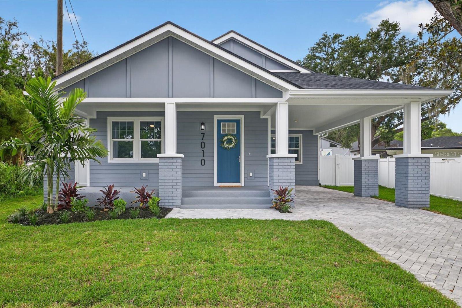 Experience the perfect blend of craftsmanship, comfort, and design at 7010 N 16th St. This thoughtfully built 3-bed, 2-bath new construction home in the heart of Seminole Heights offers nearly 1,900 sq ft of elevated living with high-end finishes and lasting quality throughout. A grand foyer welcomes you in, leading to a chef’s kitchen with an oversized island, dry bar, and upgraded appliance package—ideal for both entertaining and everyday living. Solid-core doors, luxury LVP flooring, solid wood vanities, and tilt-in impact windows speak to the home’s attention to detail and durability. Custom built-ins add character, while under-cabinet lighting enhances both function and ambiance. Outside, a fully irrigated lawn and pavered driveway enhance curb appeal. And for added peace of mind, the home includes a comprehensive 2-10 Builder’s Warranty—coverage that extends well beyond move-in day. BUYER BONUS: Preferred lender is offering a 1% credit of the loan amount toward buyers’ prepaids and/or closing costs—putting even more value into this exceptional offering. Located just minutes from downtown Tampa, TPA, Rivercrest Park, and Seminole Heights’ beloved restaurants, cafés, and breweries—this is a home you’ll love to live in, and it won’t last long!