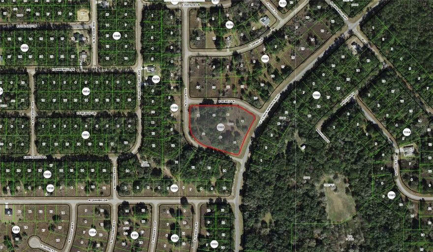Rare finds like this don’t come along often! This impressive over 3-acre vacant parcel tucked along the quiet and charming E Jewel Ln in Dunnellon offers an extraordinary opportunity for those seeking space, privacy, and the freedom to create something truly special. Whether you’re dreaming of a private estate, a hobby farm, or a custom homestead, this generous piece of Florida land gives you the canvas to make it happen.

Accessed via a paved road, this property combines the peace and seclusion of acreage living with the practical convenience of solid, year-round road access — a combination that’s harder to find than you might think. More than 3 acres means room for a sprawling custom home, detached garage or workshop, barn, garden, livestock, recreational vehicles, and still have green space to spare. Downtown Dunnellon is close at hand, offering a warm small-town atmosphere with local dining, shops, and community events. Easy access to US-41 keeps you well-connected to Crystal River to the west and Ocala to the east, putting shopping, medical facilities, and major conveniences within a comfortable drive.