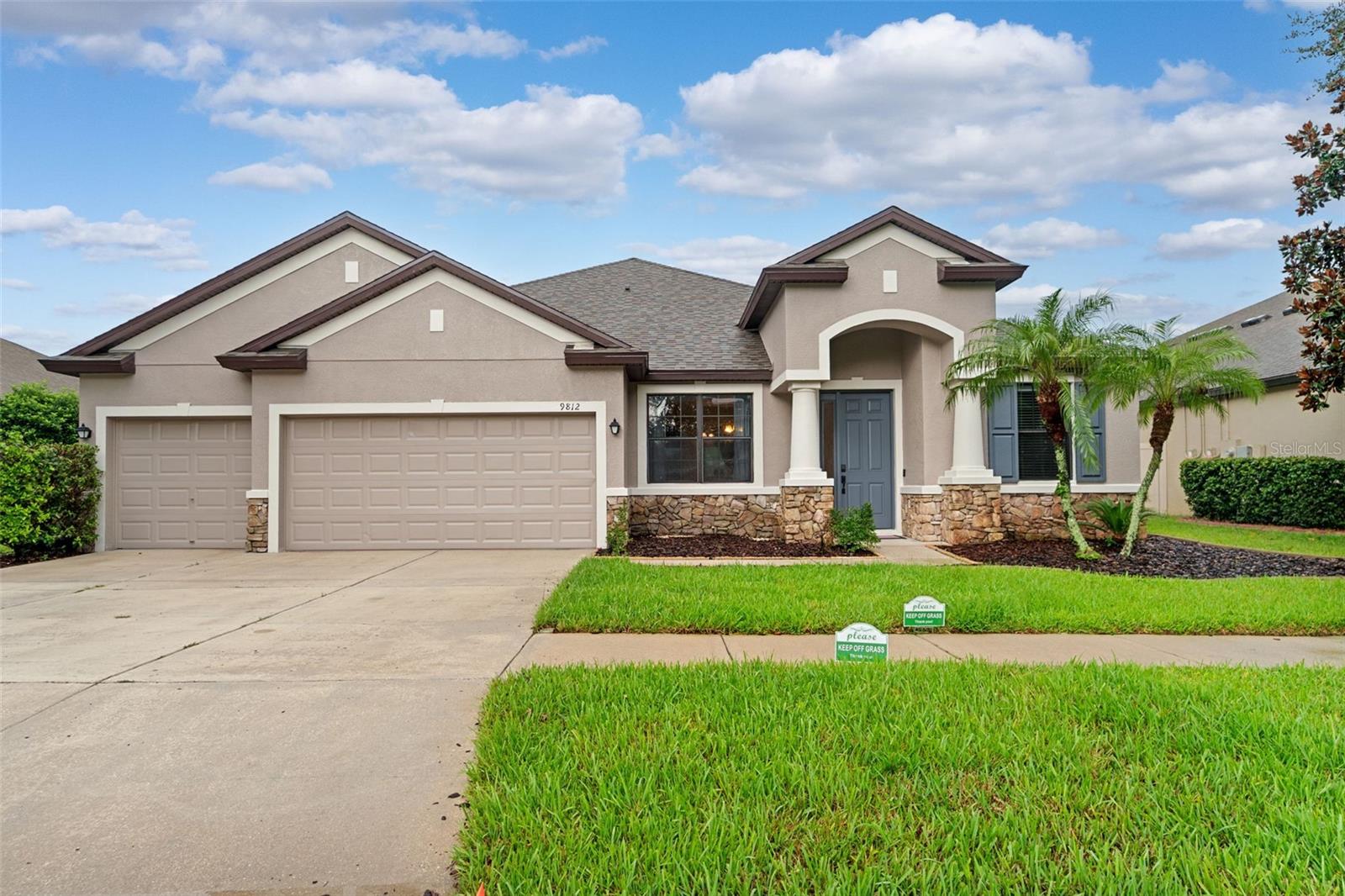 Stunning 4 bedroom, 3 bath, 3 car garage home in Riverview with over $125K in upgrades since 2023! Move-in ready and beautifully maintained, this home offers peace of mind with a new Owens Corning Platinum Certified lifetime roof (2025), fresh exterior paint with transferable 7-year warranty, and all-new vinyl fencing with dual gates for easy access. Inside, enjoy fresh paint, solid-core doors, upgraded baseboards, smart garage openers, and a Schlage Encode WiFi deadbolt. The kitchen is equipped with an island and a full suite of newer appliances (2023) including refrigerator, oven, microwave, dishwasher, washer/dryer, and new garbage disposal. Bathrooms have been completely refreshed with American Standard toilets, sinks & faucets.
Outdoor living is a dream! Relax on the 700+ sq. ft. Trex Transcend composite deck with heat-mitigating technology, enjoy the sparkling 15×30 pool, unwind in the hot tub, or entertain on the upgraded lanai with Guardian lifetime flooring. The yard features new sod, irrigation system with smart Rain Bird controller, plus a freshly sealed driveway.
Many details have been updated, making this home a true turnkey property. Conveniently located near shopping, dining, schools, and commuter routes, this Riverview gem is a rare find! Detailed Property Feature sheet available.